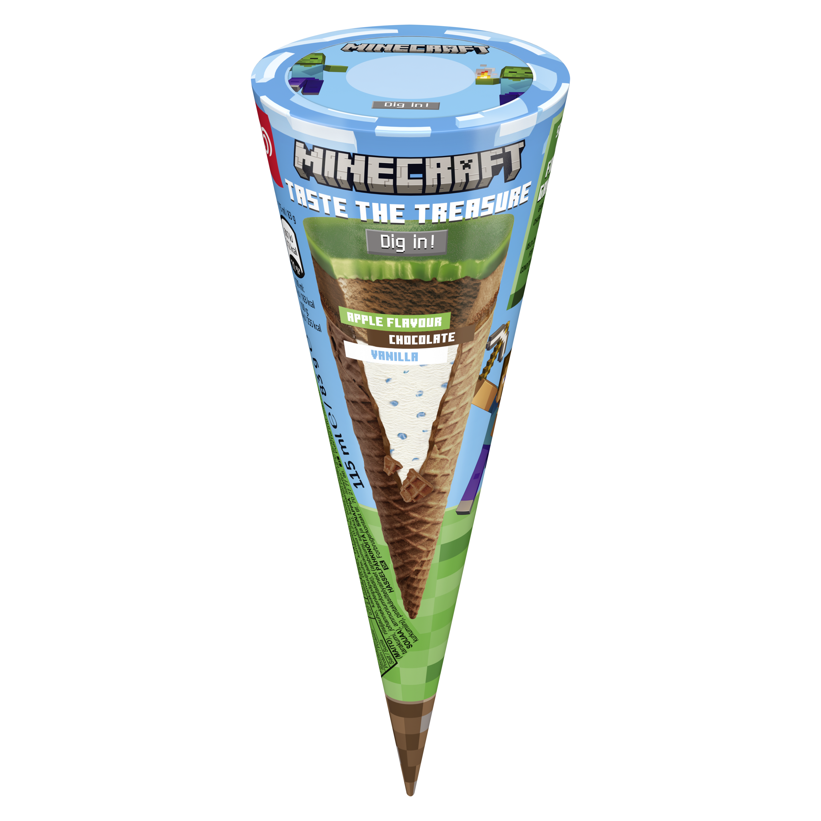 Minecraft Vaffel packshot