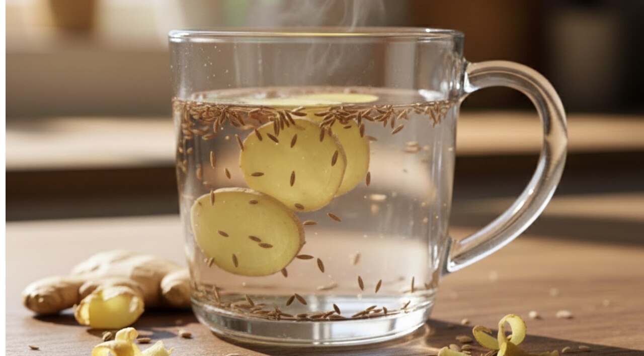 5. Cumin Seed Water with Ginger