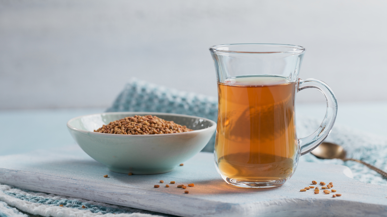 4. Fenugreek (Methi) Water