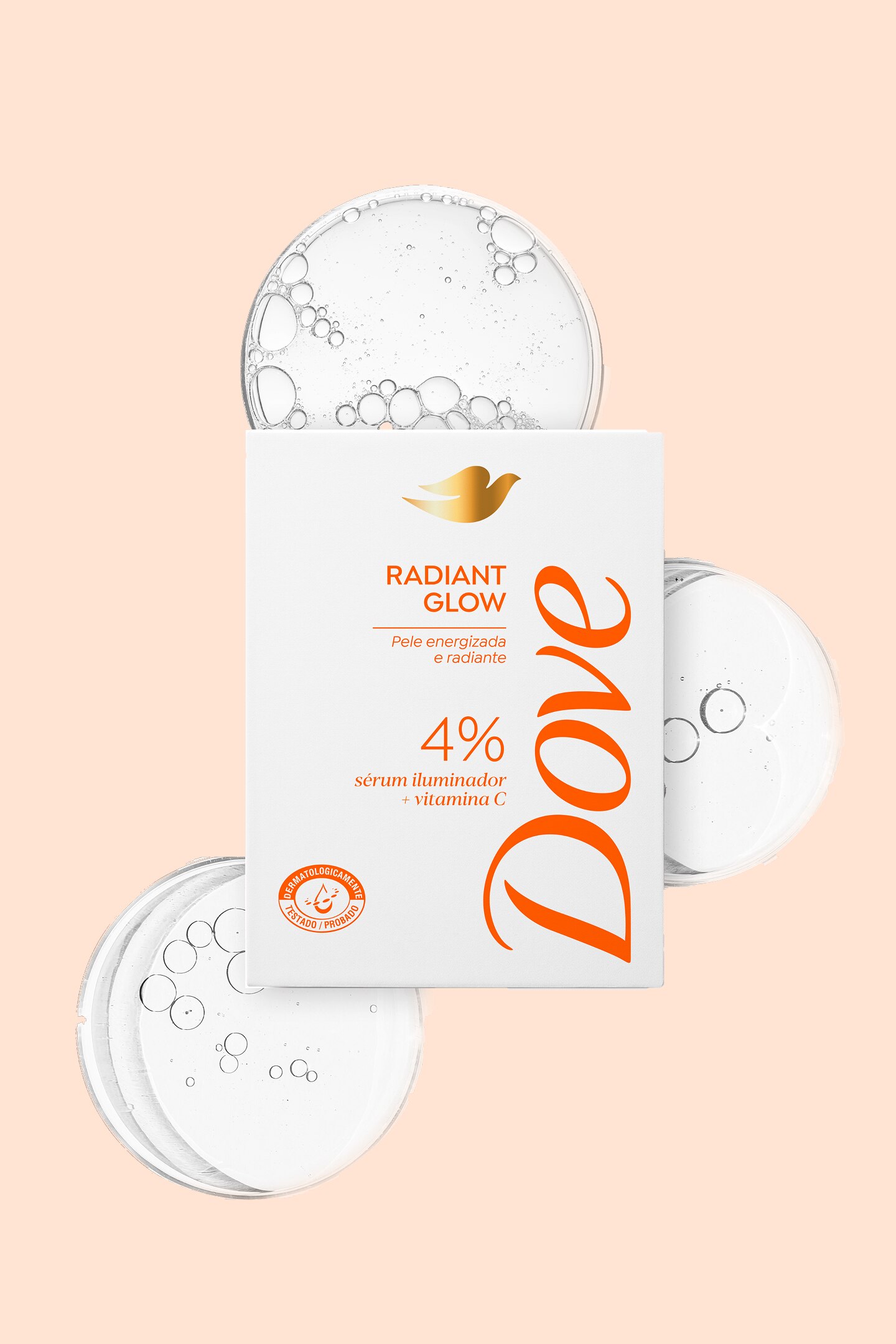 Pele iluminada e radiante