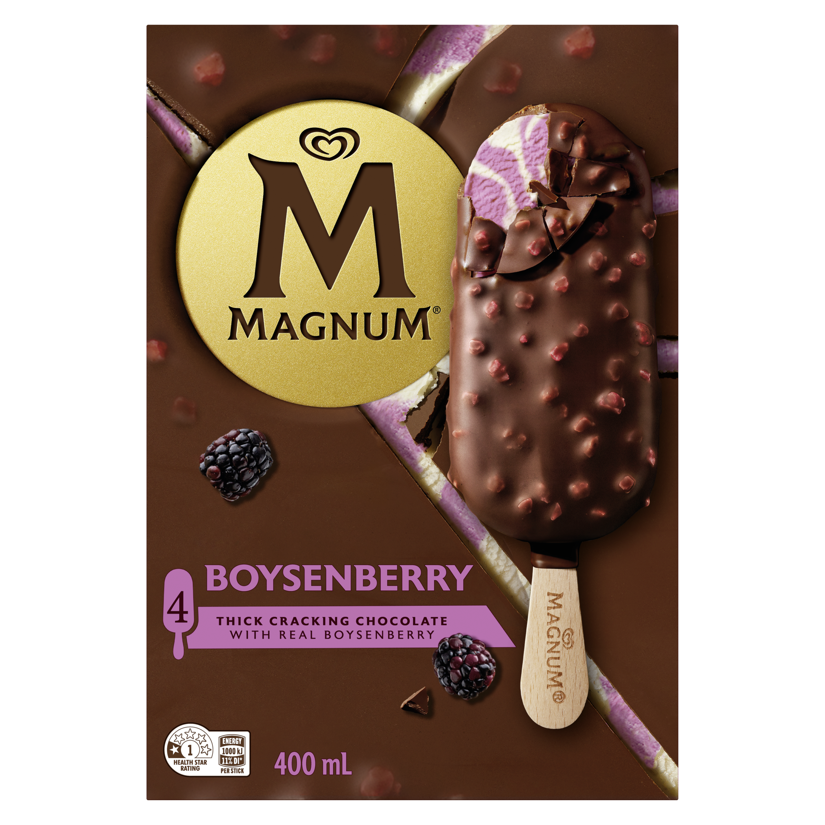 MAGNUM BOYSENBERRY Multipack x 4 packshot