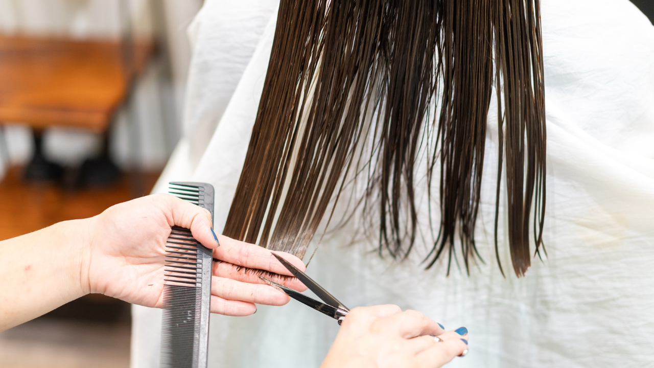 Trim split ends regularly