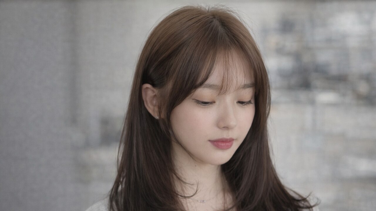 1. See-Through Bangs: