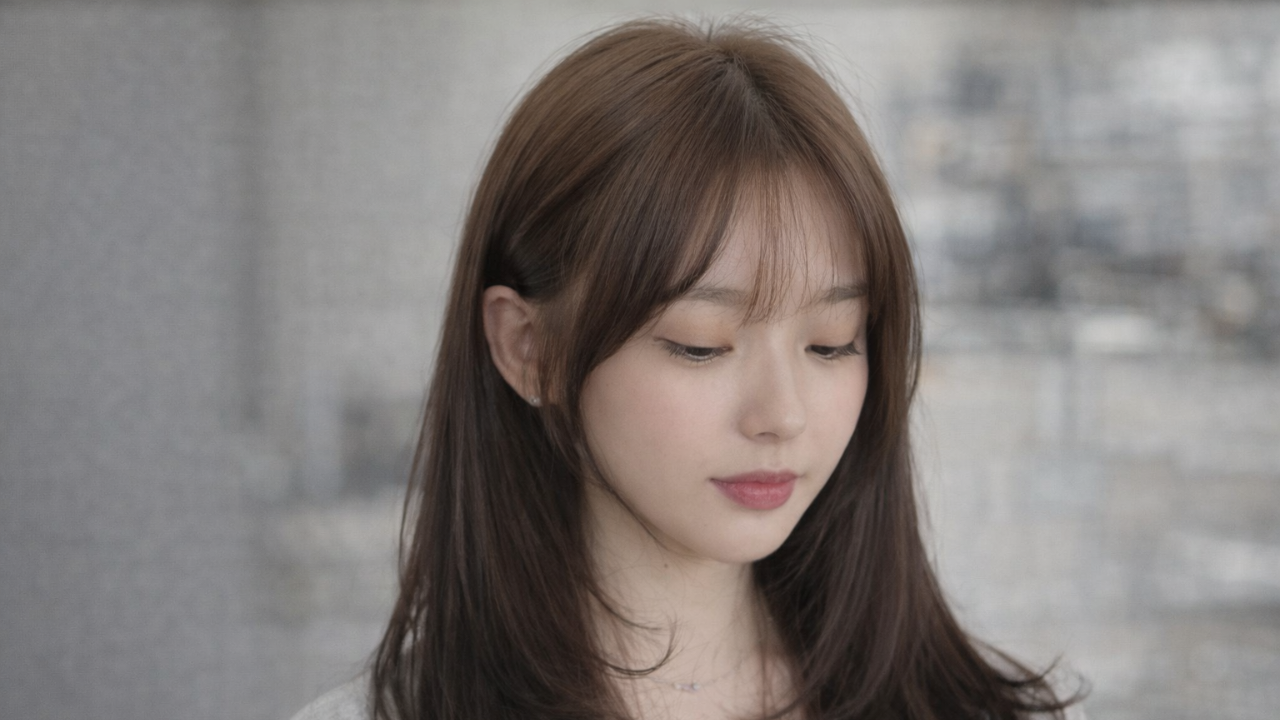 1. See-Through Bangs: