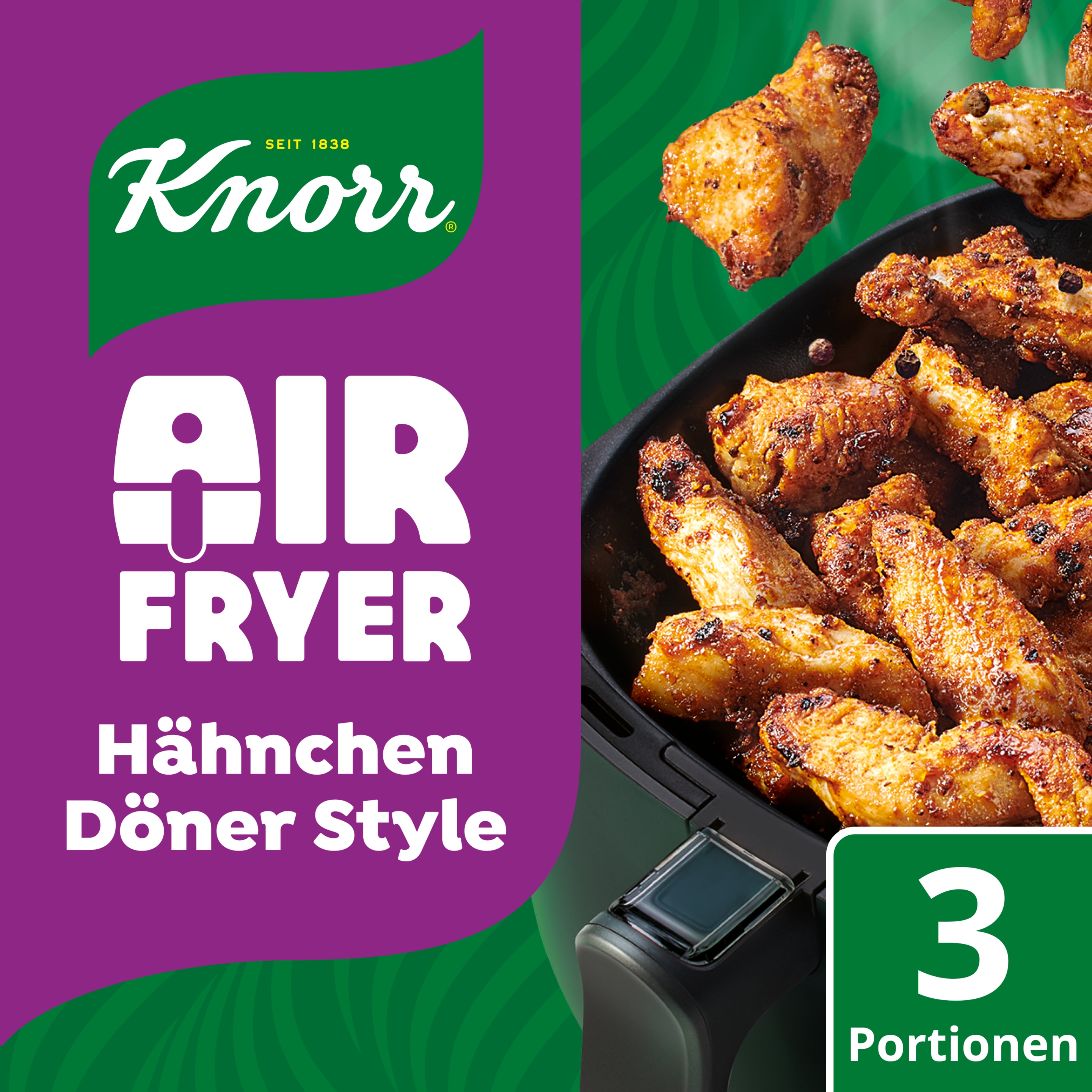 Knorr Basis Airfryer Hähnchen Döner Style 30 g packshot