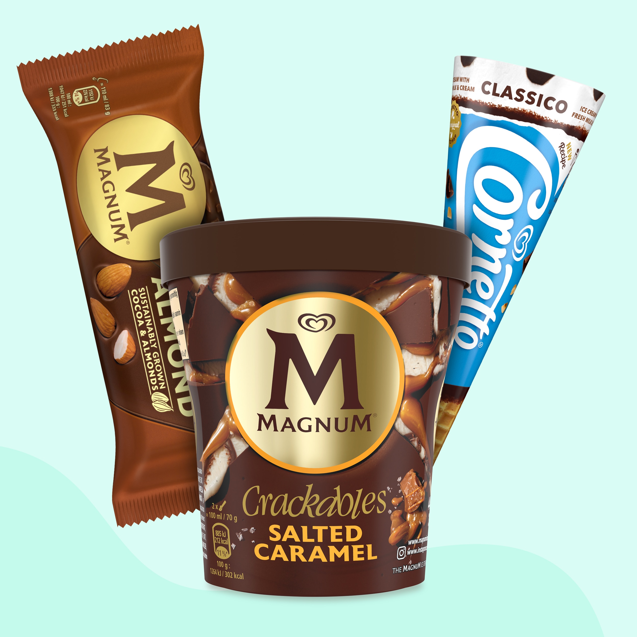 Algida csomagolt termékek