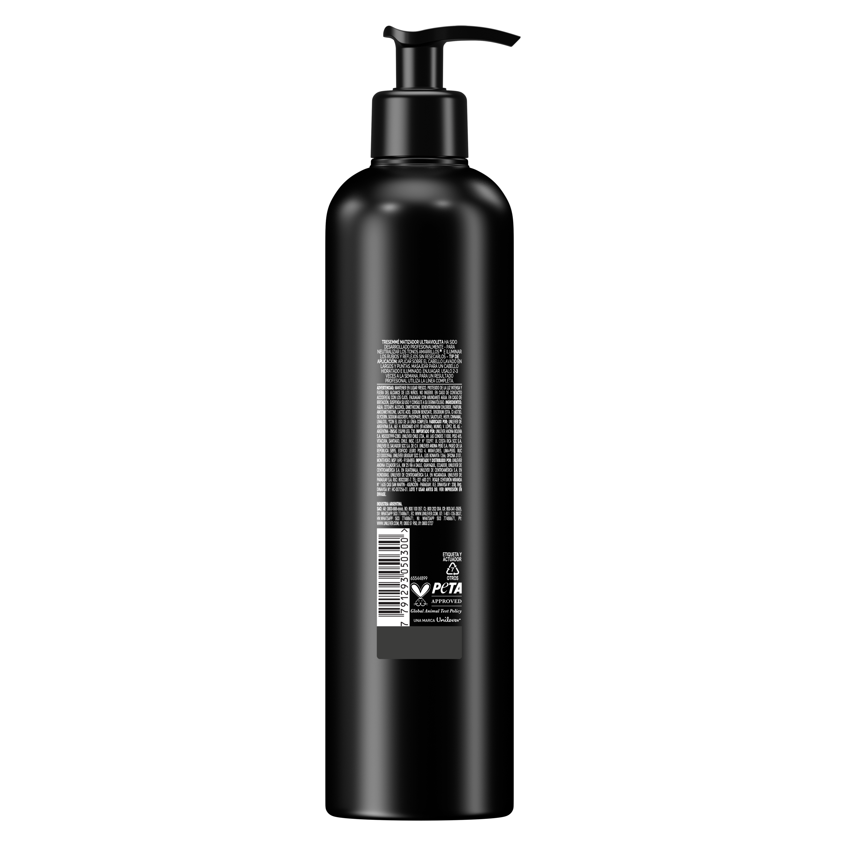 Acondicionador  TRESEMME  Matizador Ultravioleta  500 ml packshot