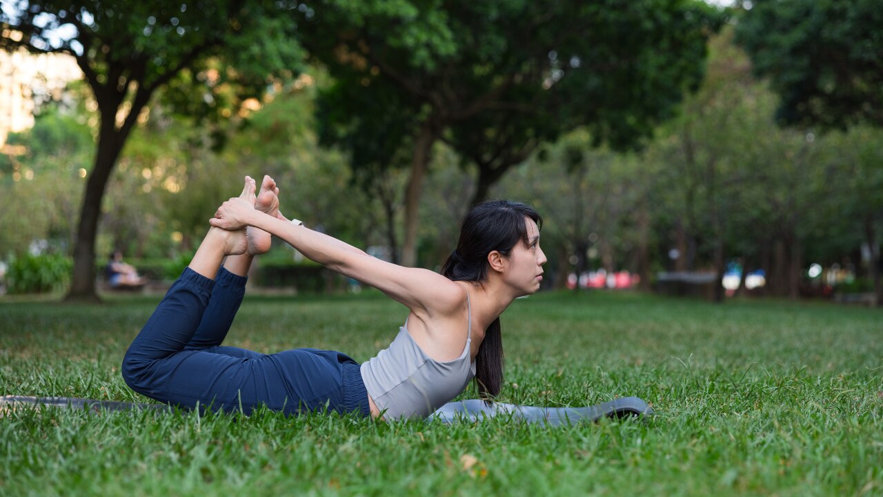 3. Dhanurasana (Bow Pose)