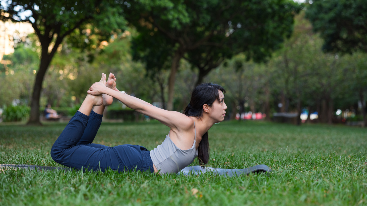 3. Dhanurasana (Bow Pose)