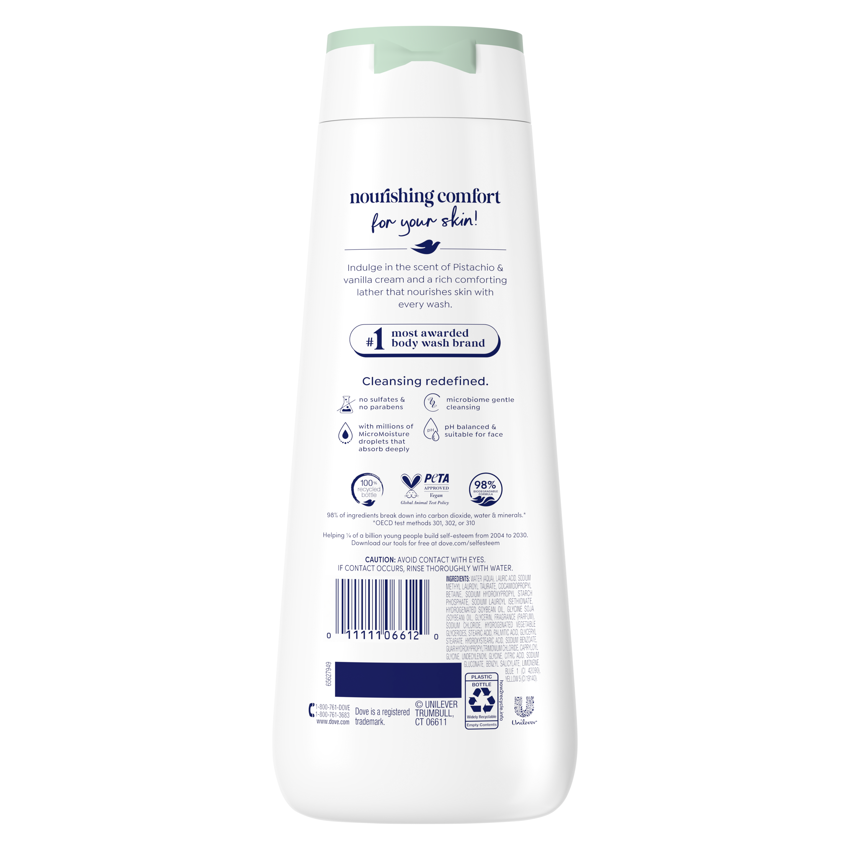 Pistachio & Vanilla Cream Body Wash