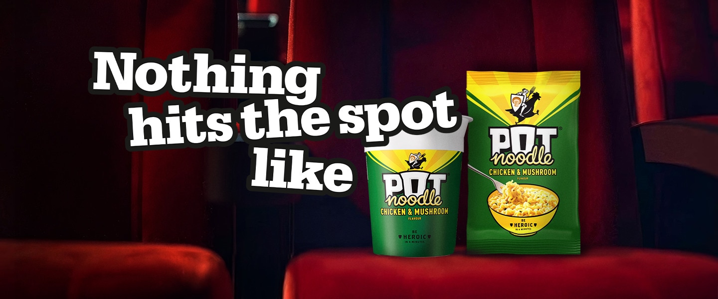 Nothing satisfies like Pot Noodle