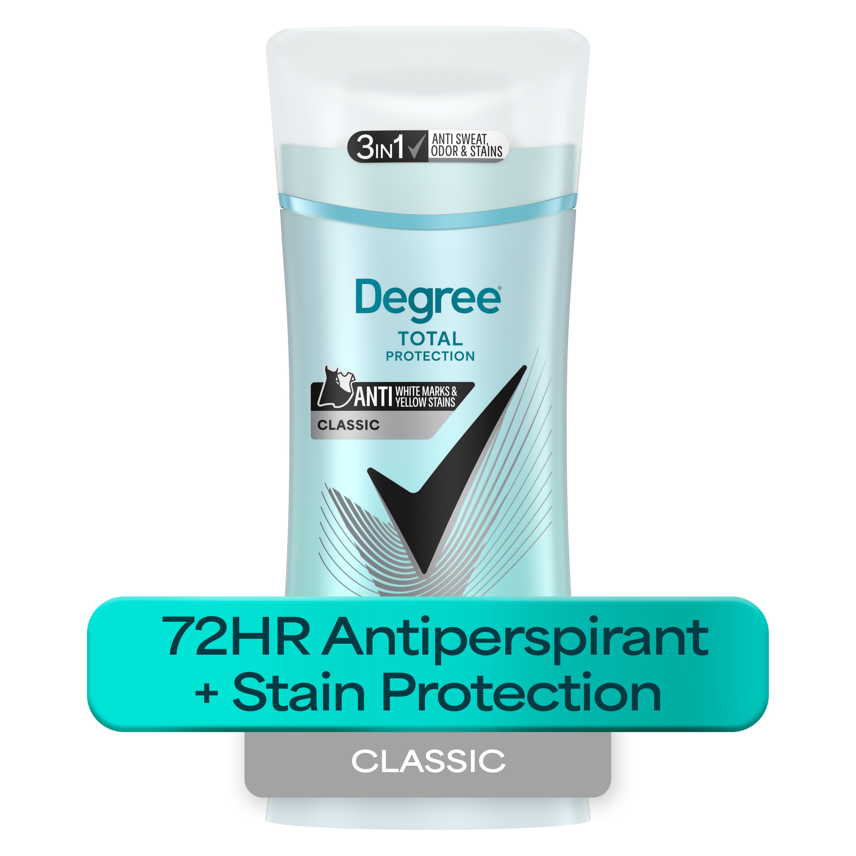 Total Protection Classic Women's Antiperspirant Deodorant Front Pack Shot