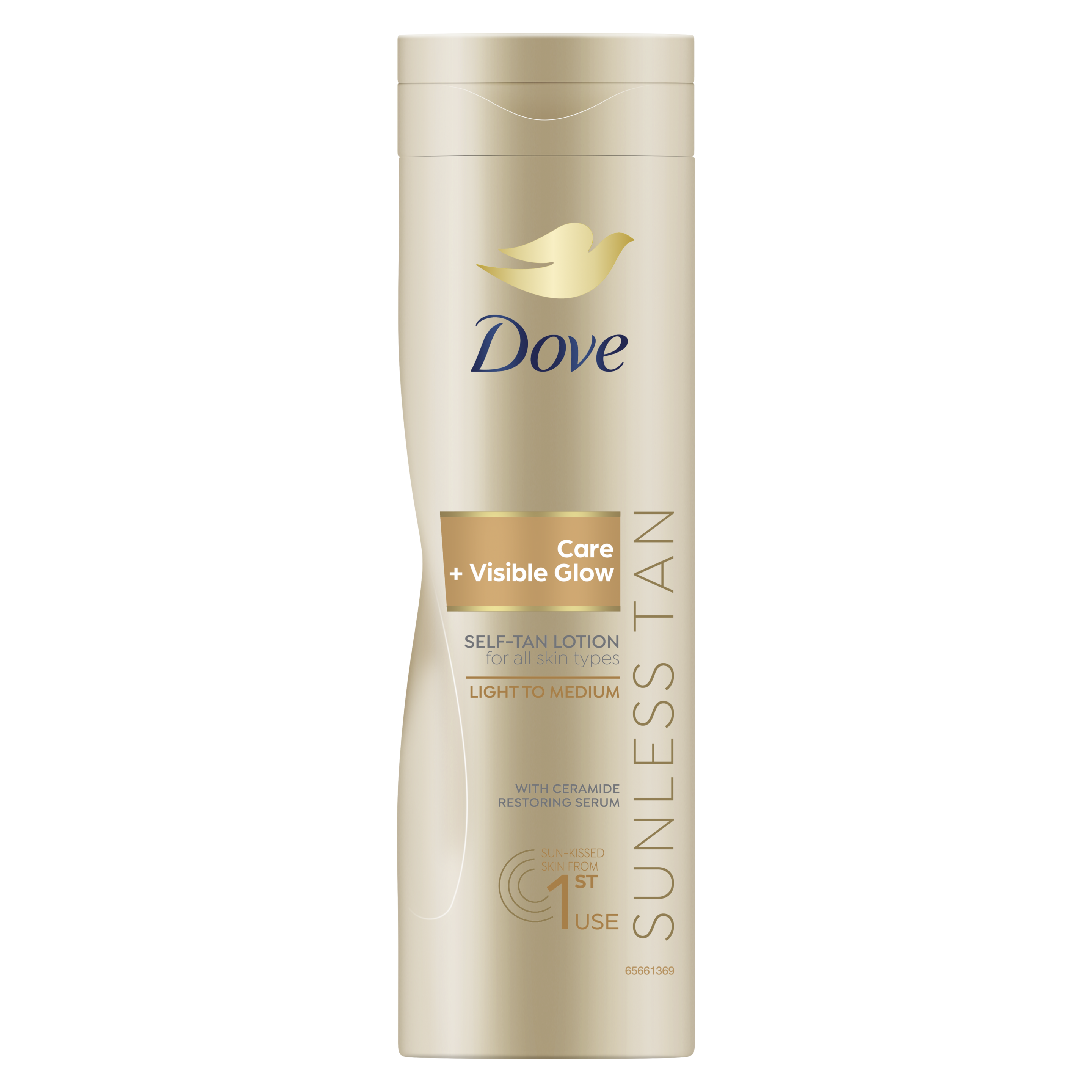 Dove Visible Glow Gradual Self-Tan Body Lotion Fair to Medium 250ml