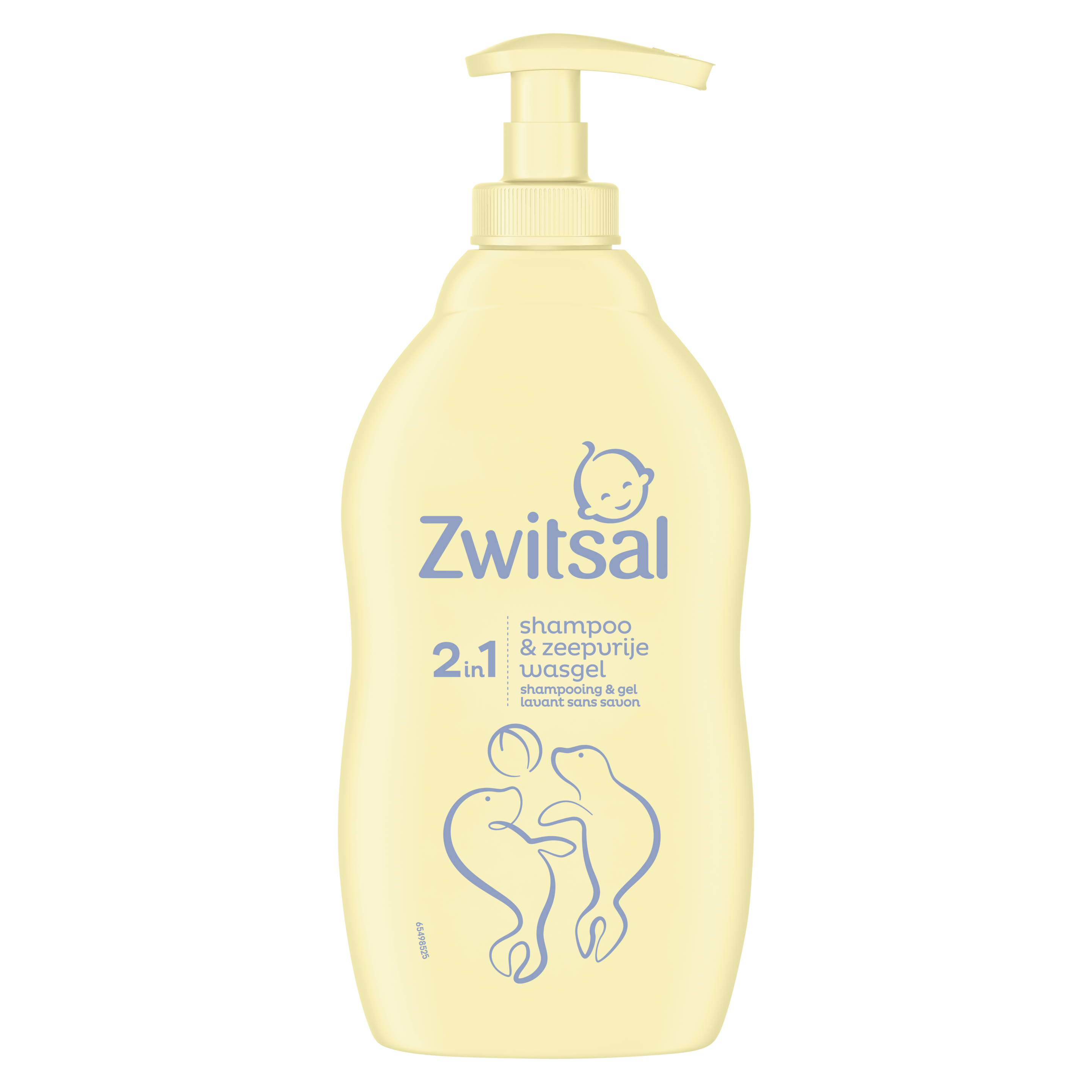 2-in-1 Shampoo & Zeepvrij Wasgel 400 ml packshot