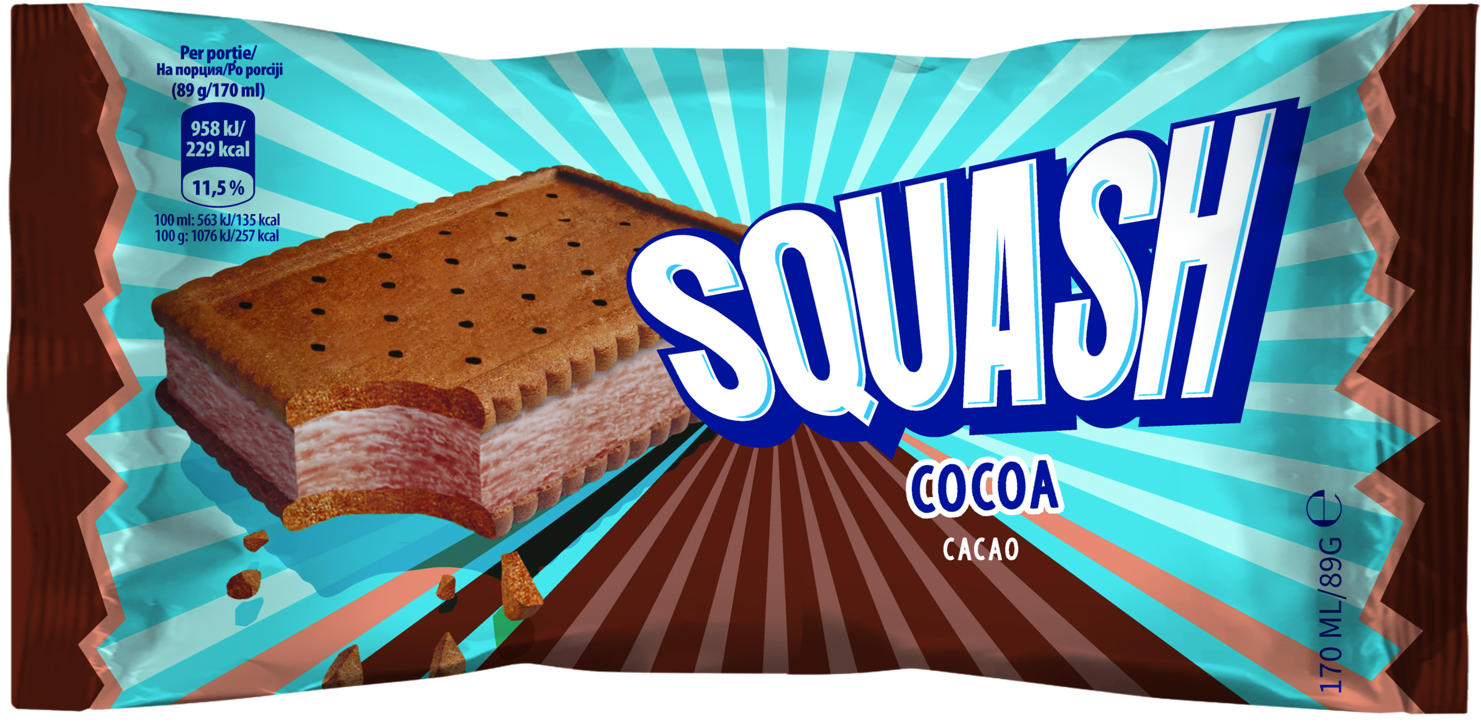 Squash Sandwich Cacao 170ml packshot