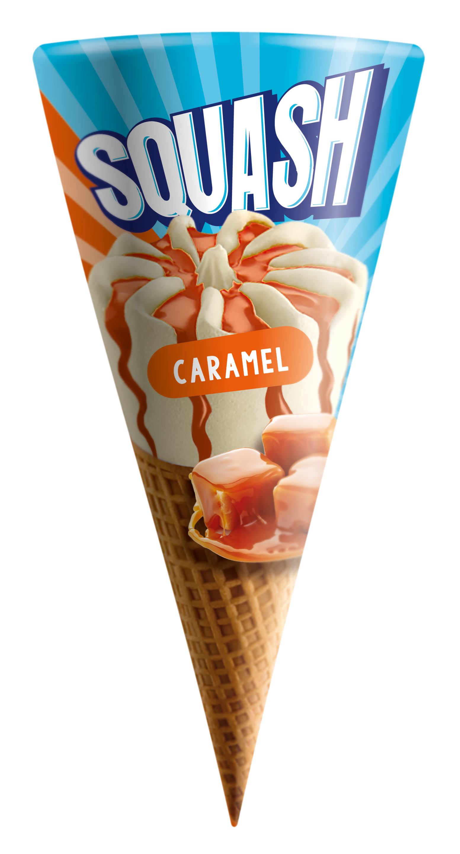Squash Cornet Caramel 160ml packshot