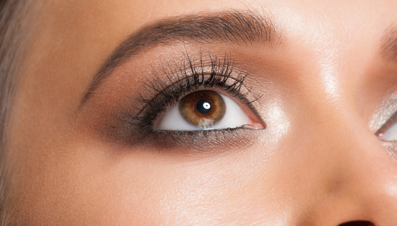 Matte nude eyes: