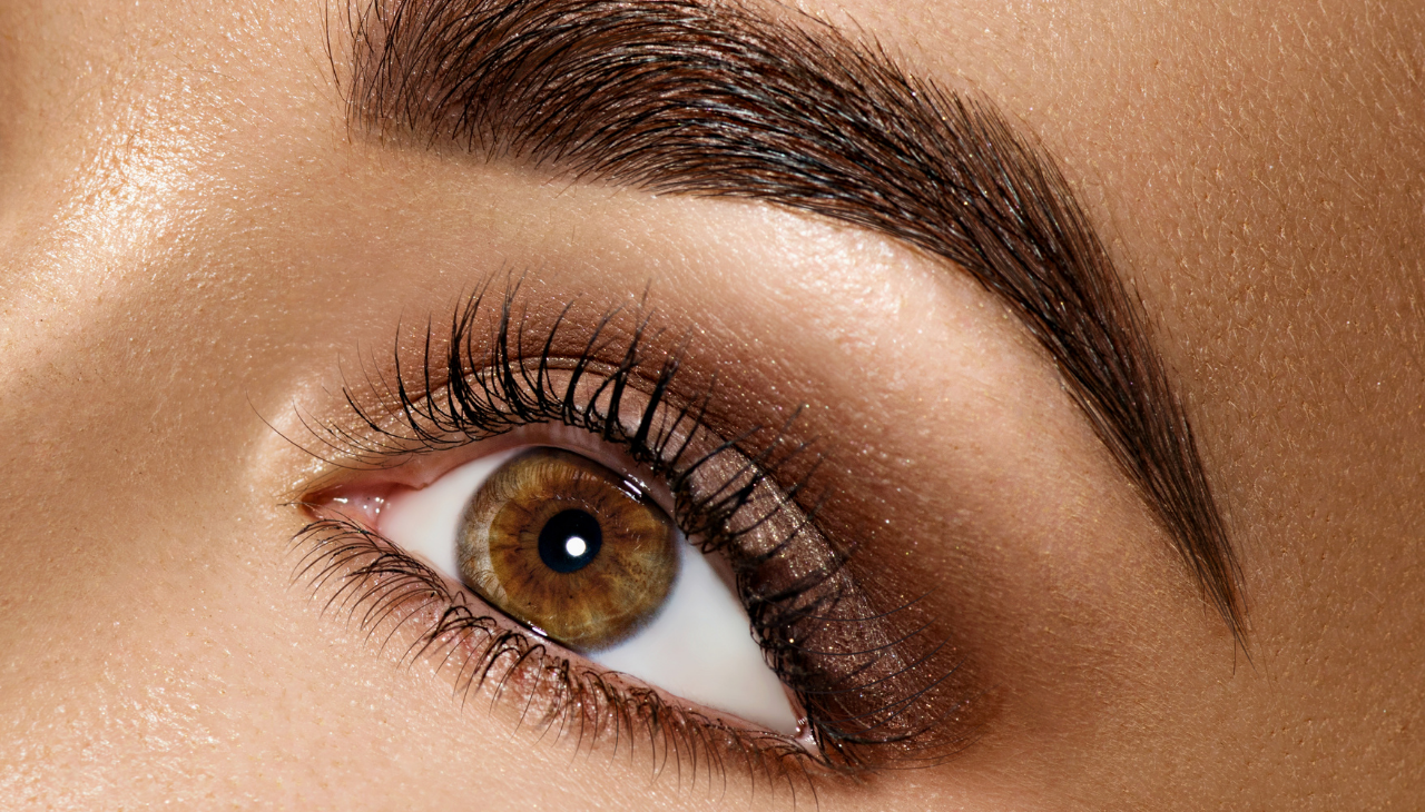Soft brown nude eyes: