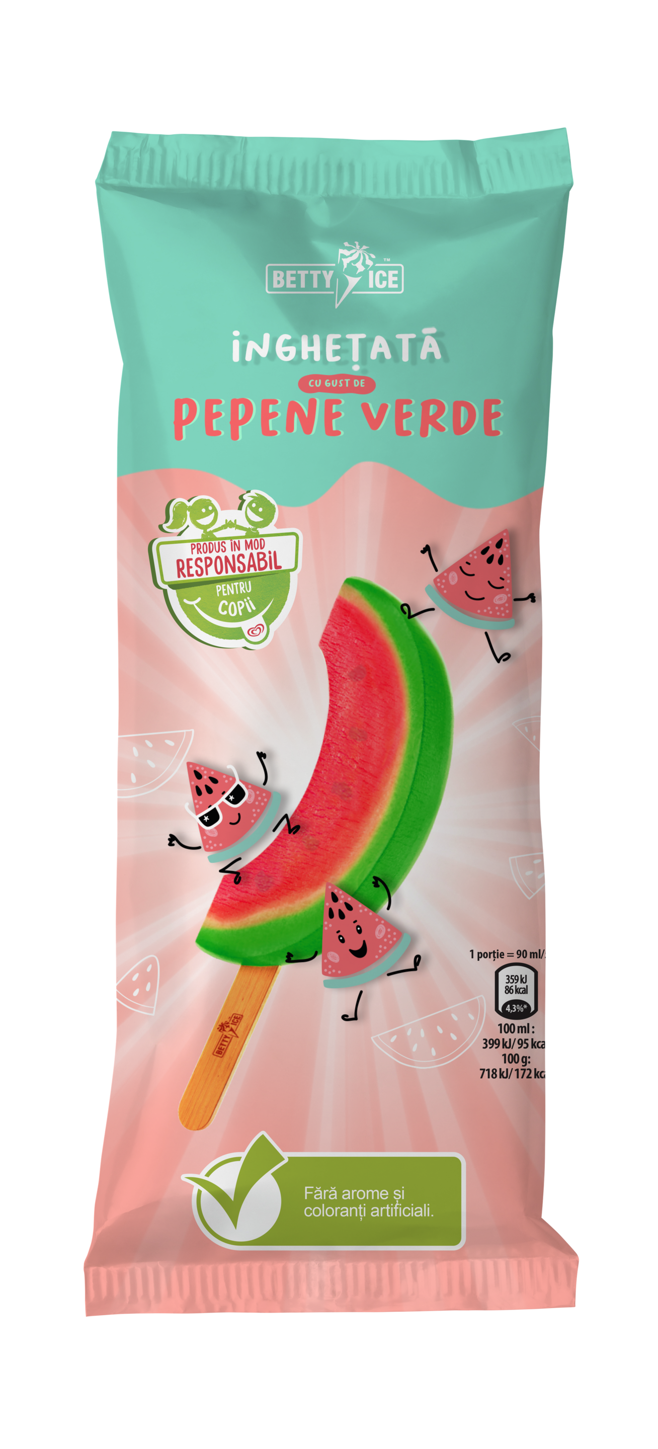 Betty Ice Pepene Verde 90ml packshot