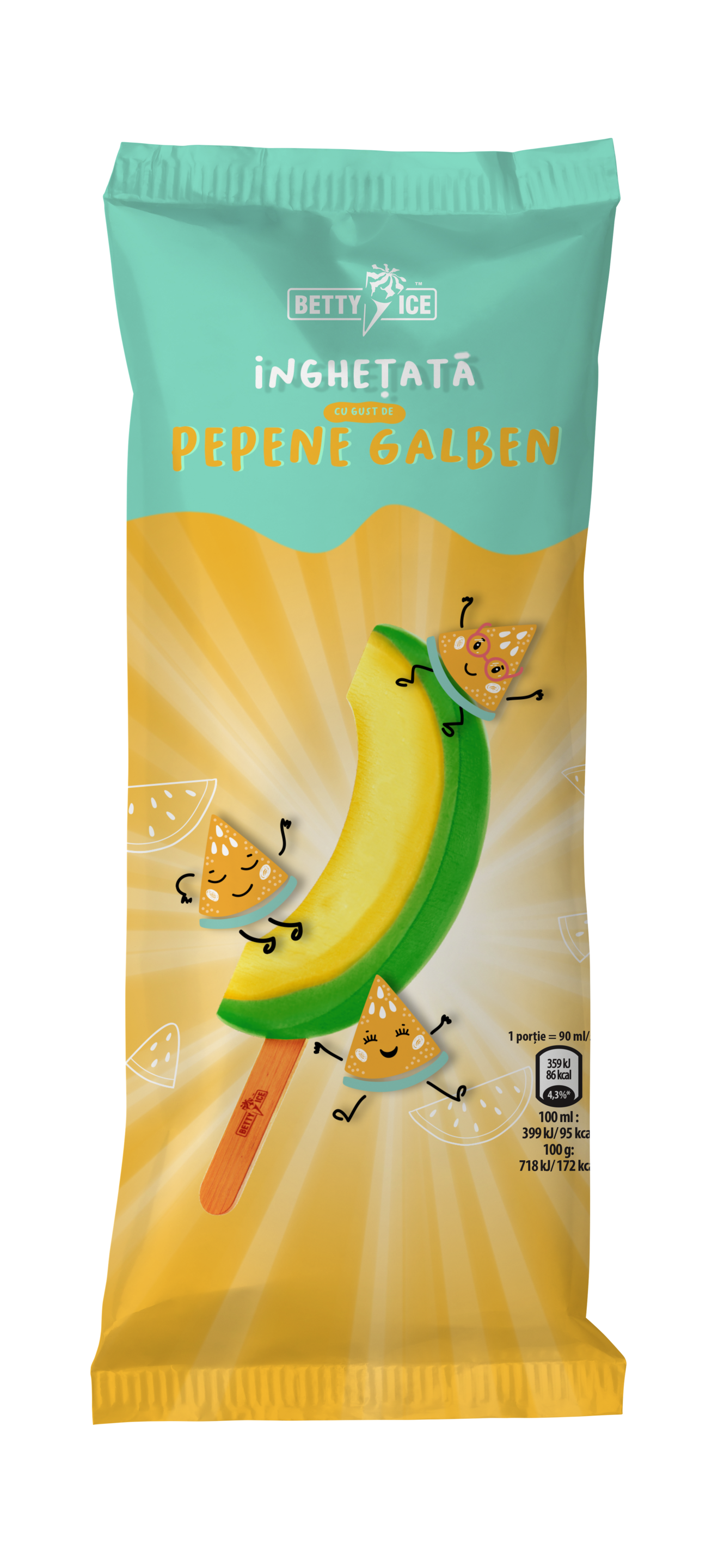 Betty Ice Pepene Galben 90ml packshot