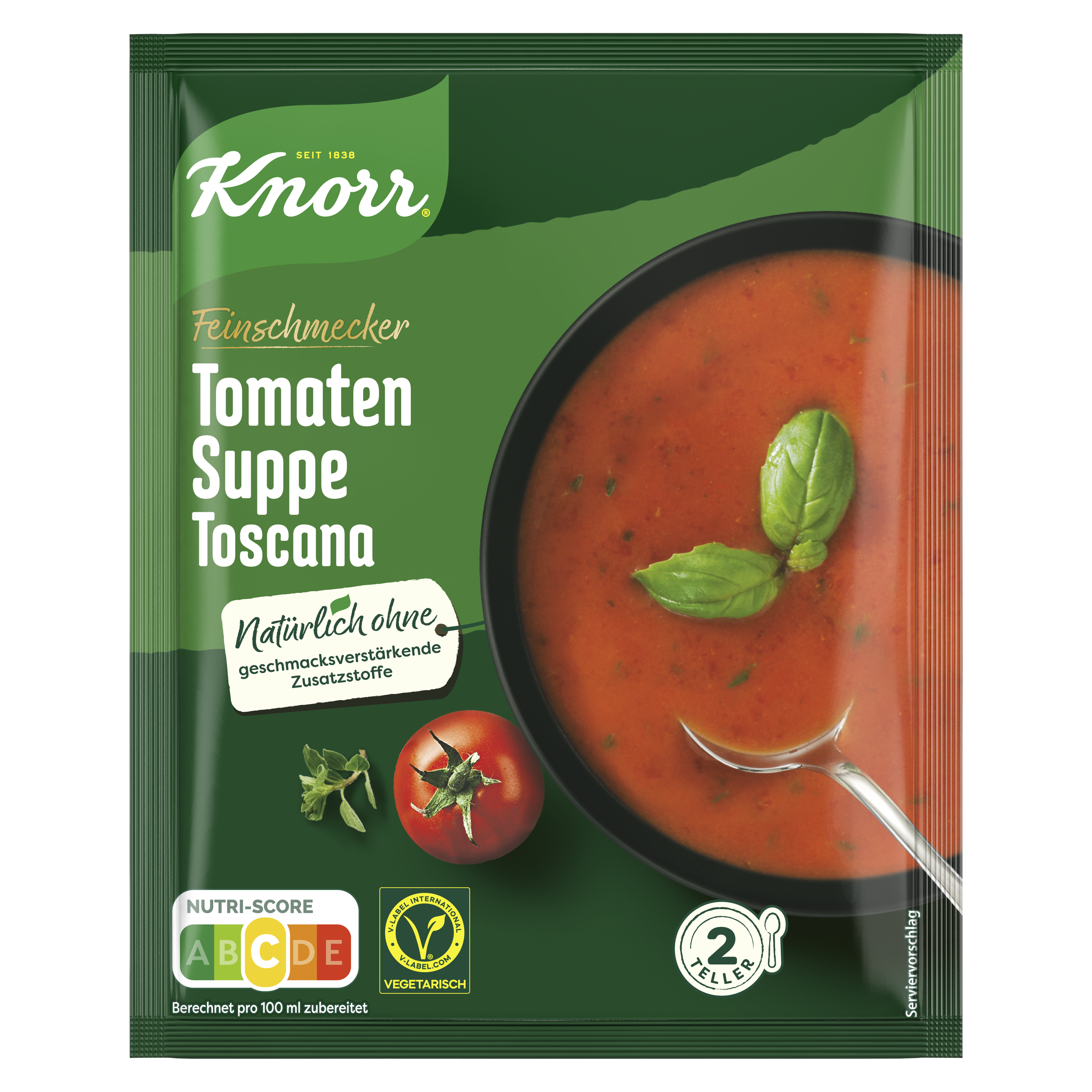 Knorr Feinschmecker Tomaten Suppe Toscana 500ml Beutel packshot