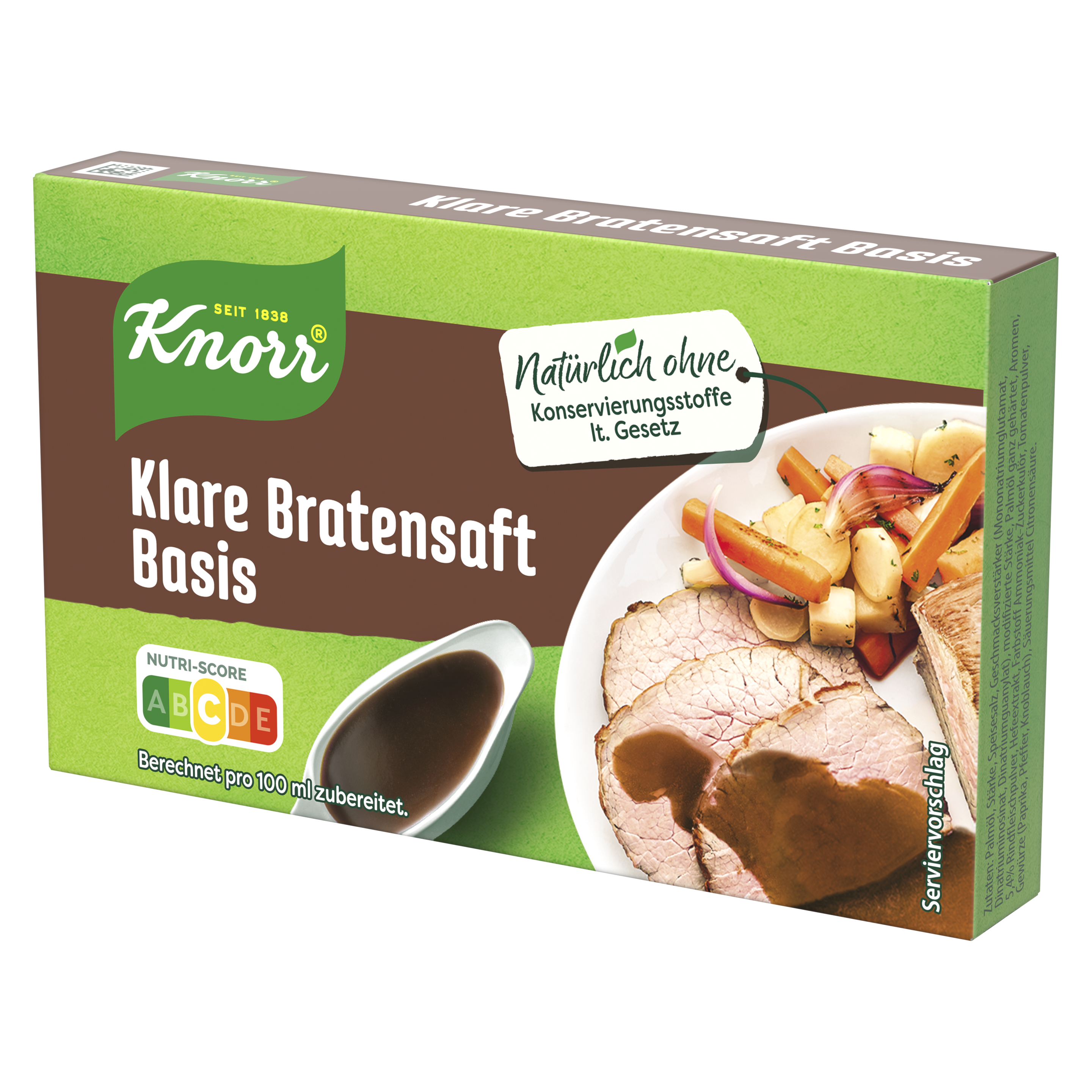 Knorr Klare Bratensaft Basis Würfel ergibt 1 l