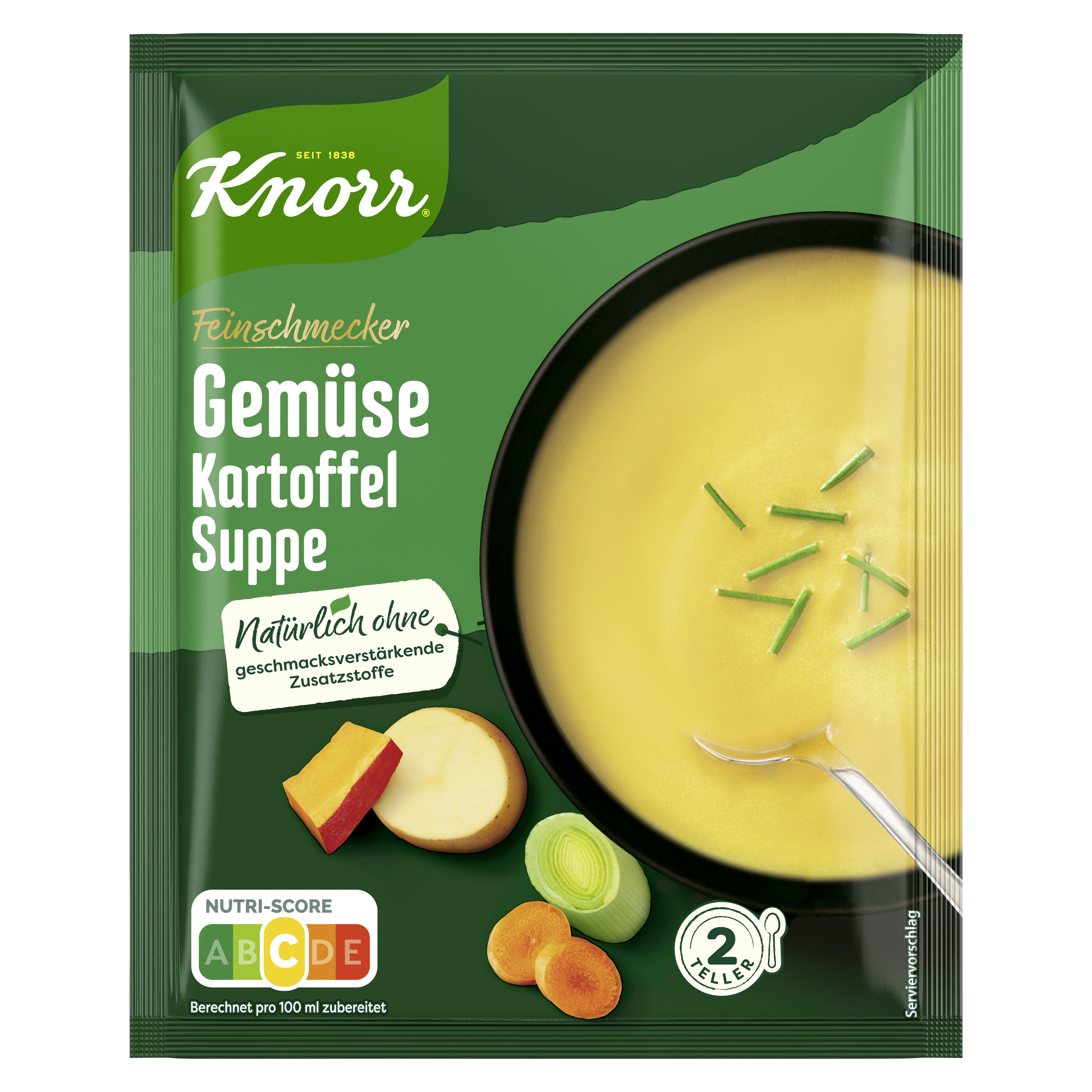 Knorr Feinschmecker Gemüse Kartoffel Suppe 500ml Beutel