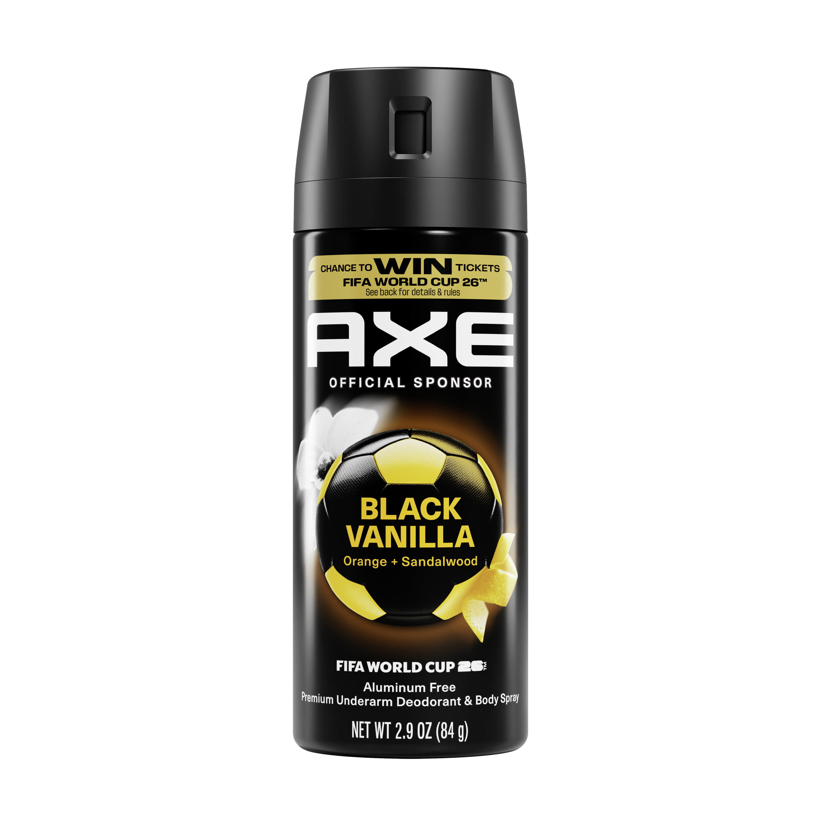 Black Vanilla Premium Deodorant Body Spray