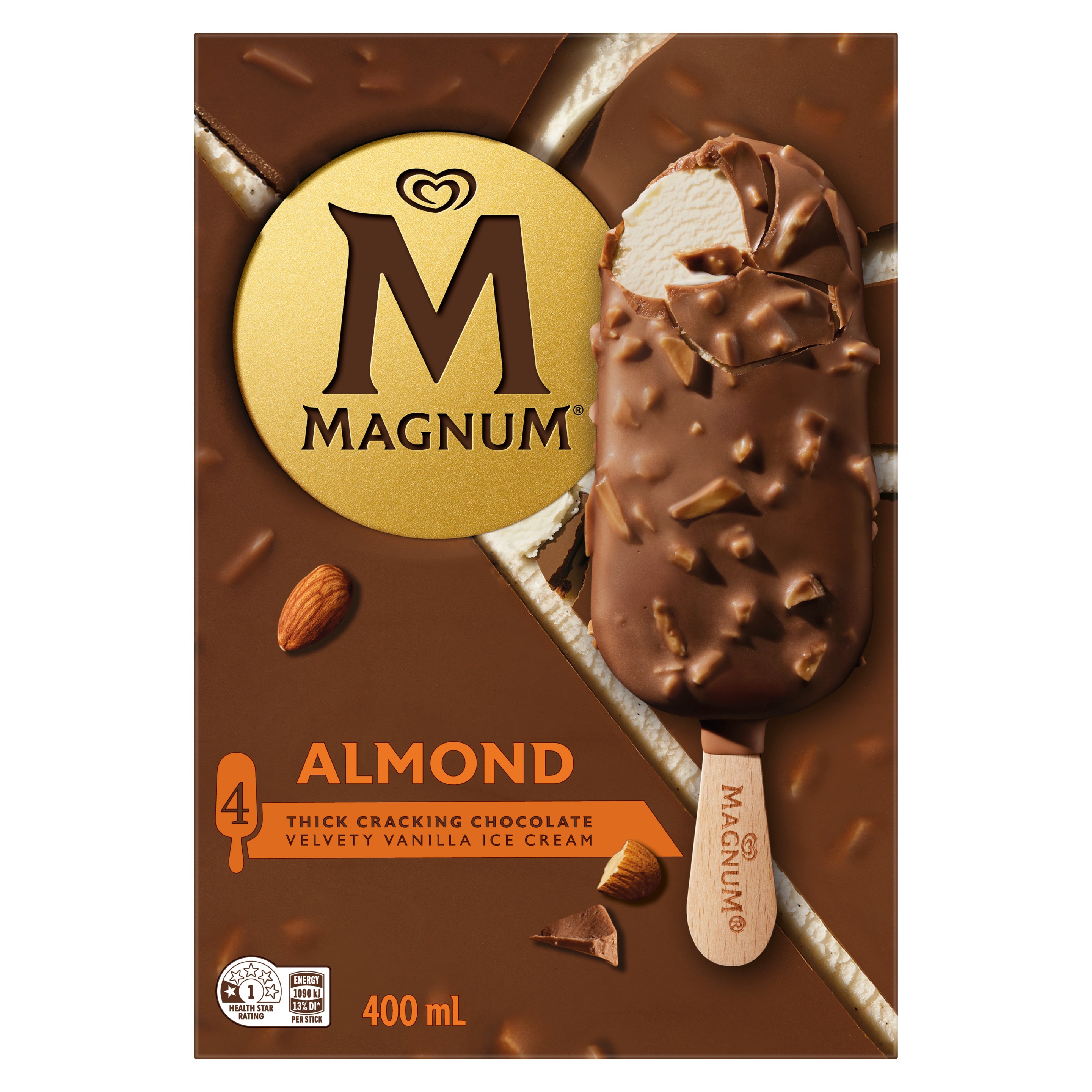 Magnum Almond MP4 400ML packshot
