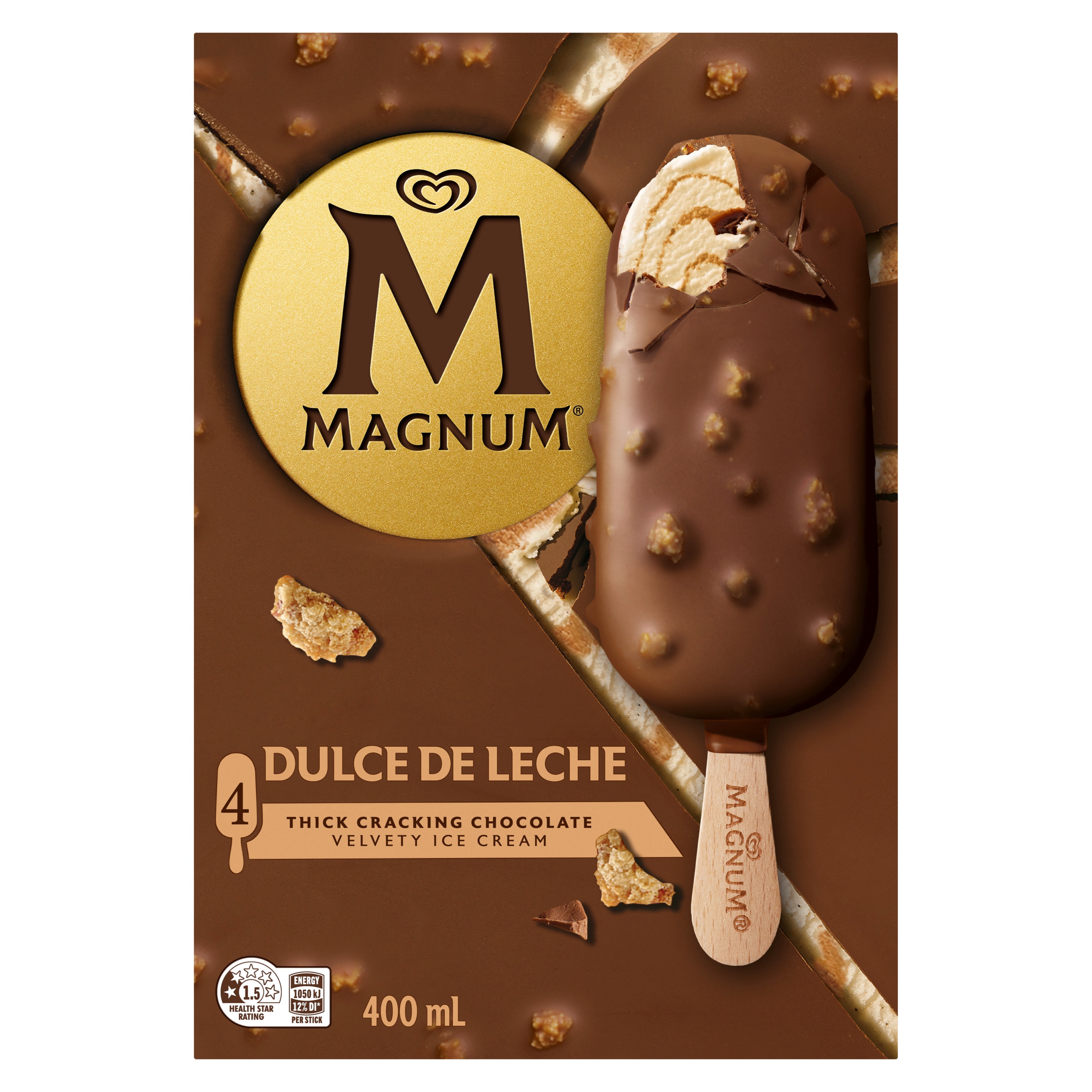 Magnum Dulce De Leche Multipack x 4 packshot