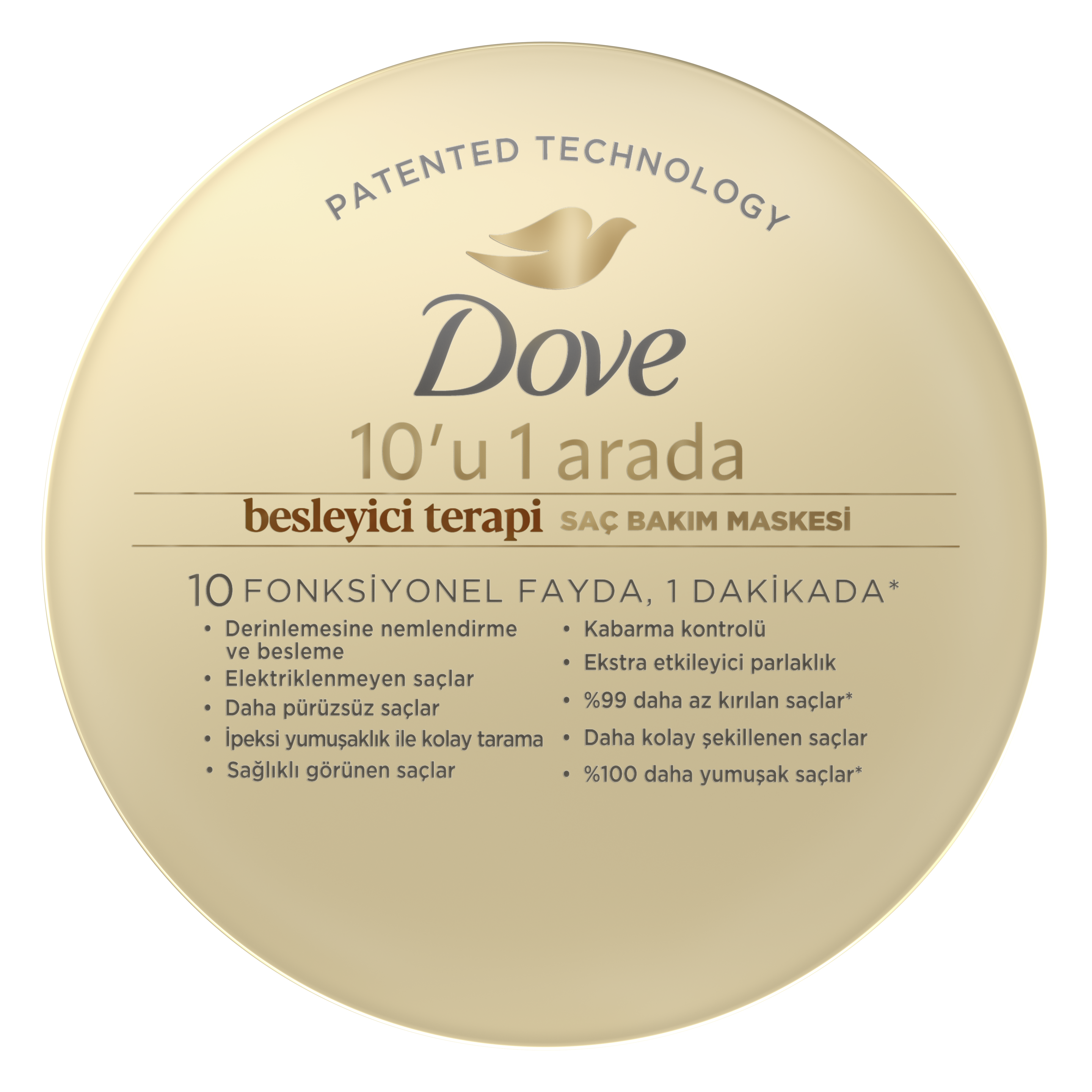 Dove Saç Bakım Maskesi Coconut Oil Besleyici Terapi 265 ml
