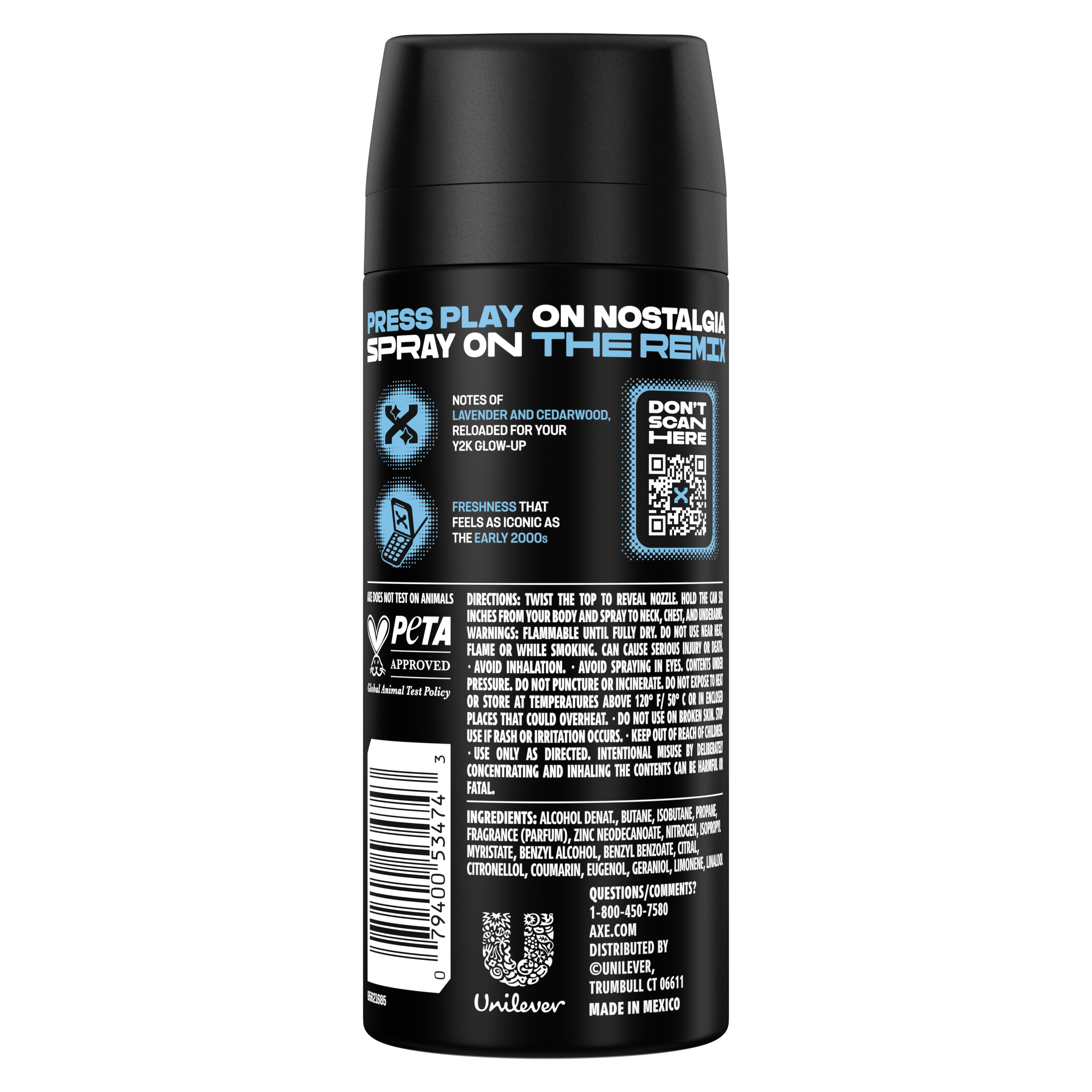 Touch Body Spray Back Image
