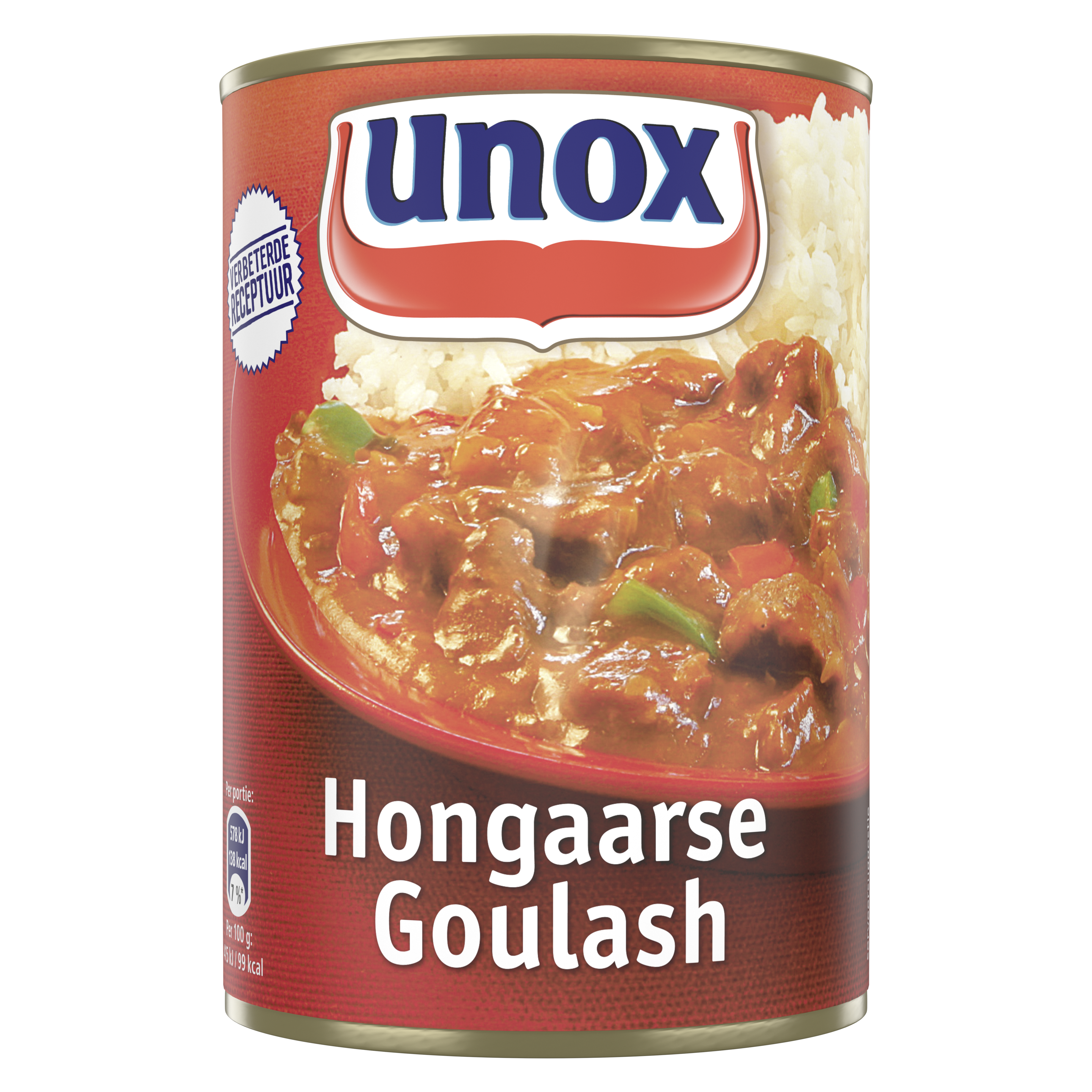 Unox  Vleesmaaltijd Hongaarse goulash 420 g packshot