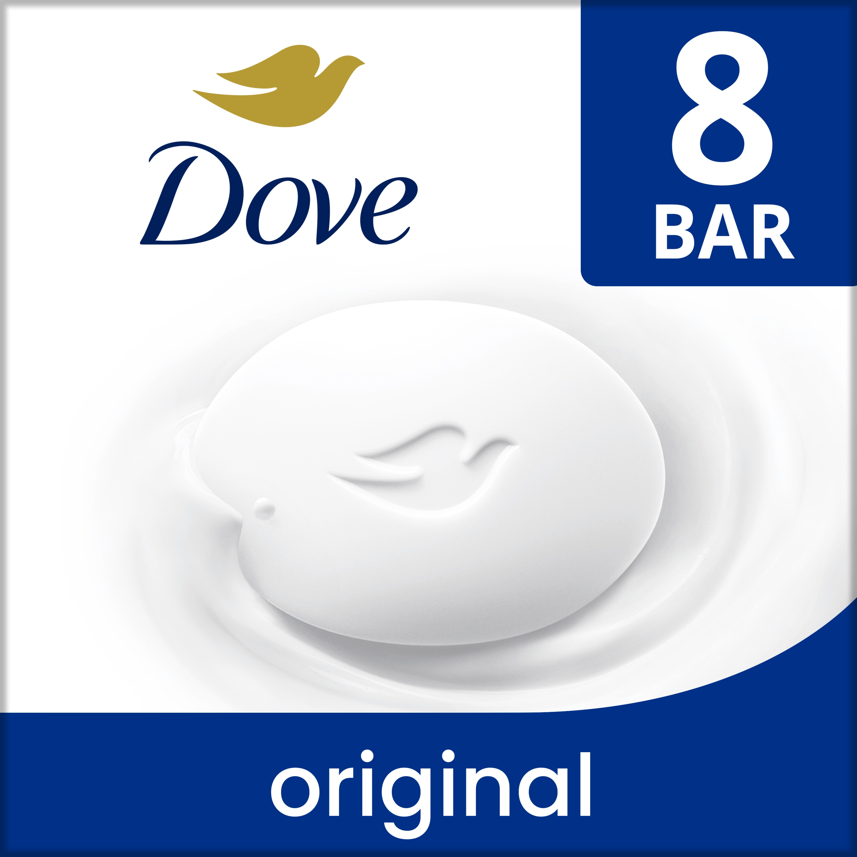 Dove Original Beauty Bar 3.75 oz 8pk packshot