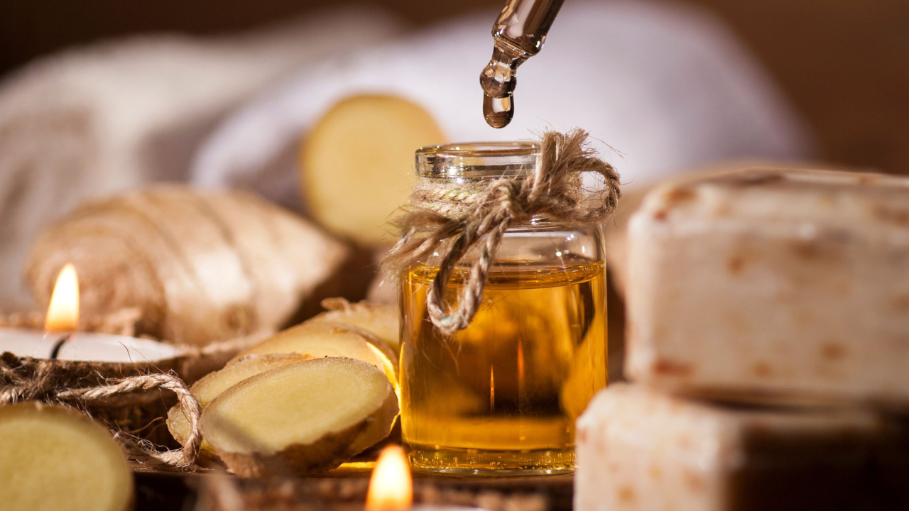 9. Castor Oil & Ginger Stimulant