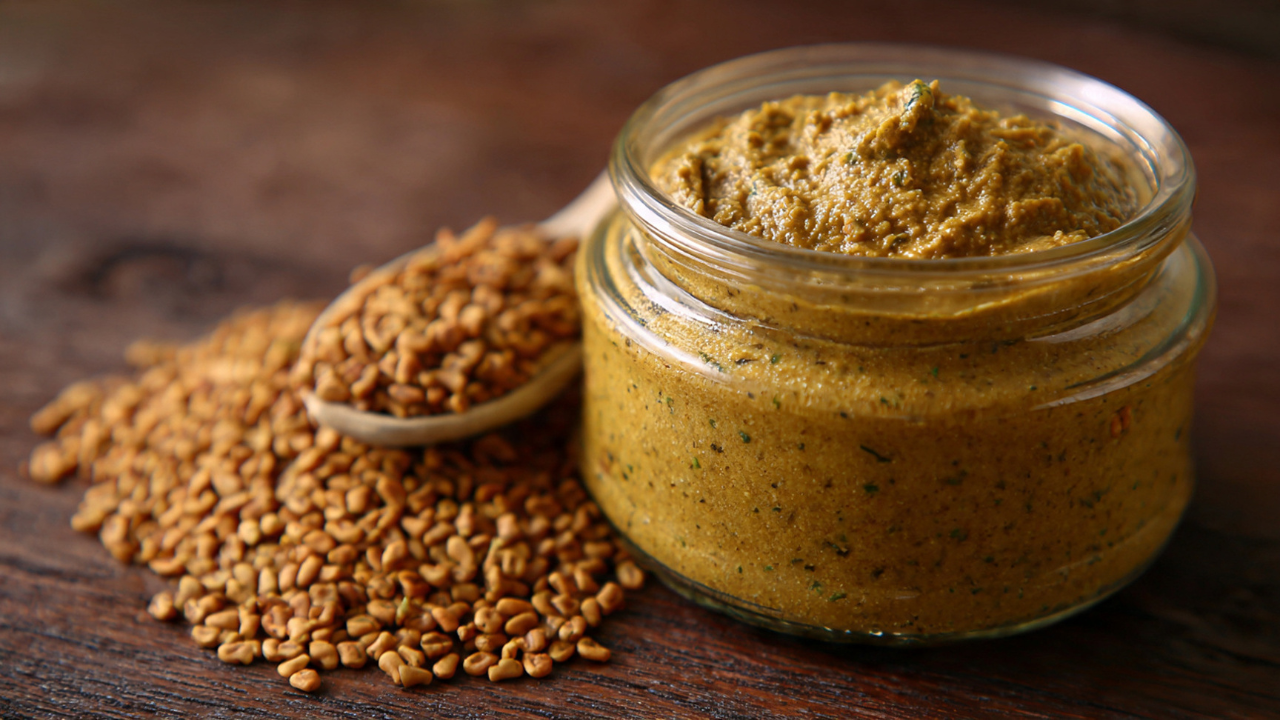 8. Fenugreek (Methi) Seeds Mask