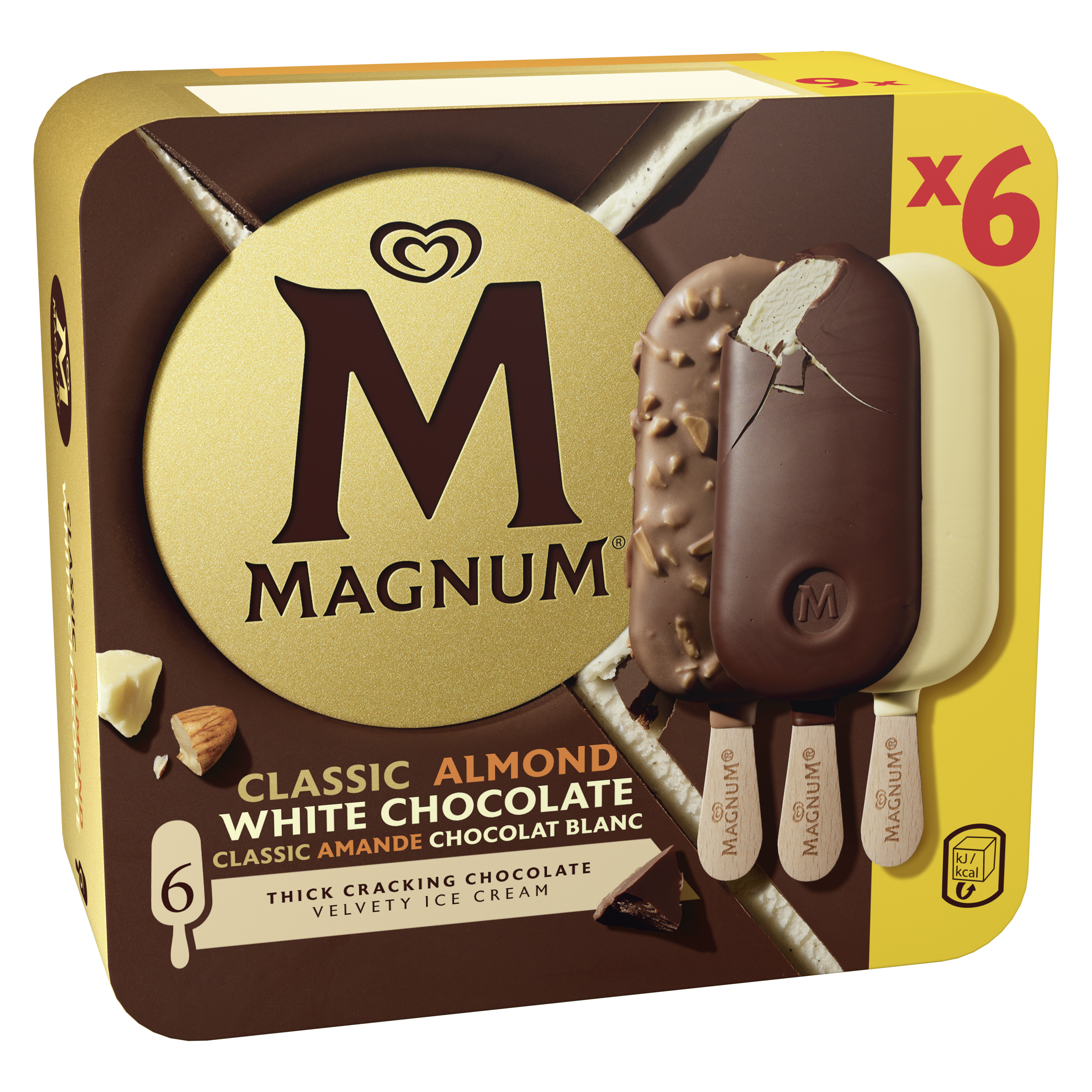 Classic-Mandula-Fehér 6 Multipack packshot