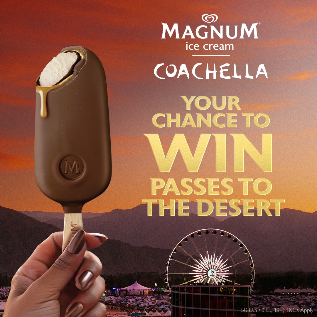 Magnum Ice Cream and Coachella