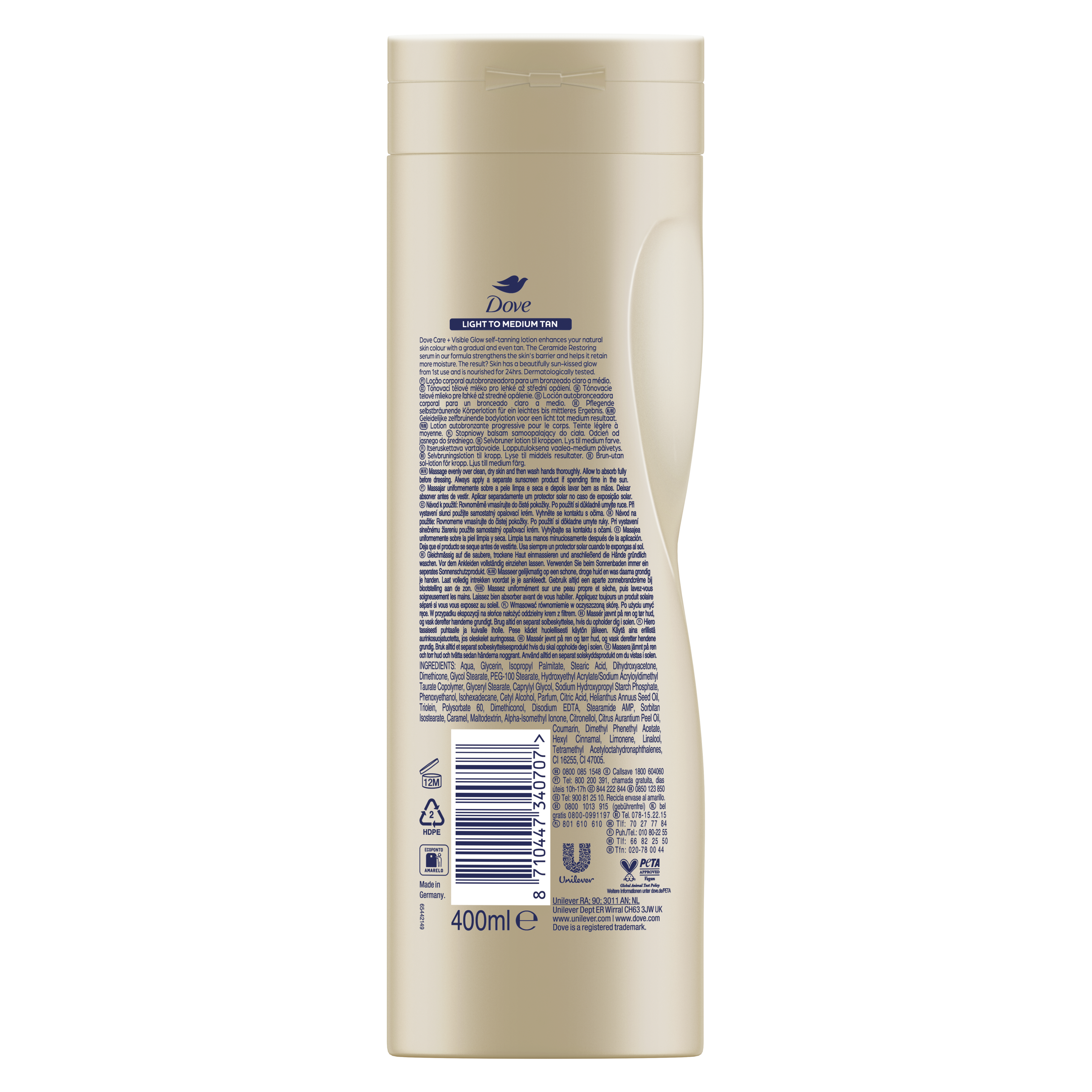 Body Love Visible Glow Gradual Self-Tan Body Lotion Light to Medium