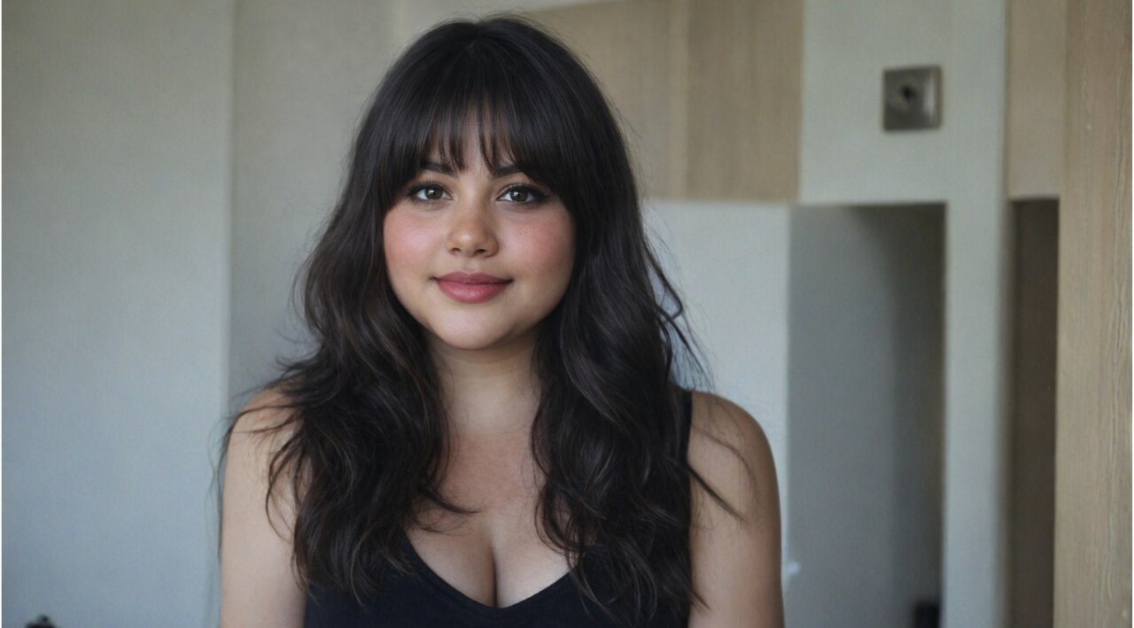 Full, Blunt Fringe: