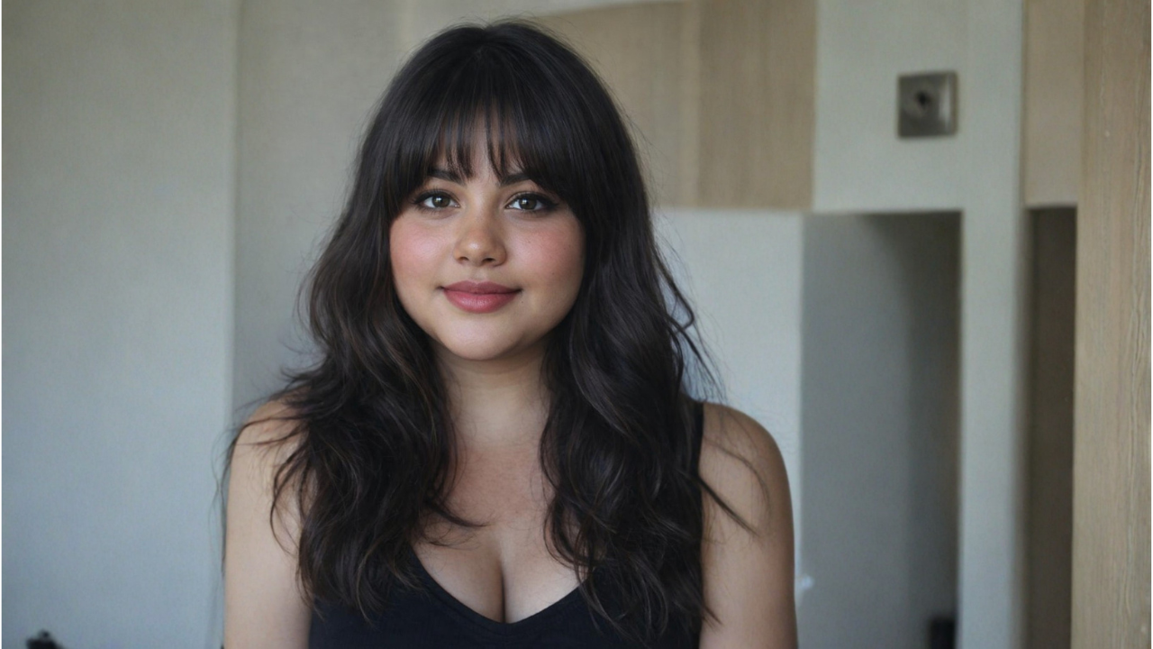 Full, Blunt Fringe: