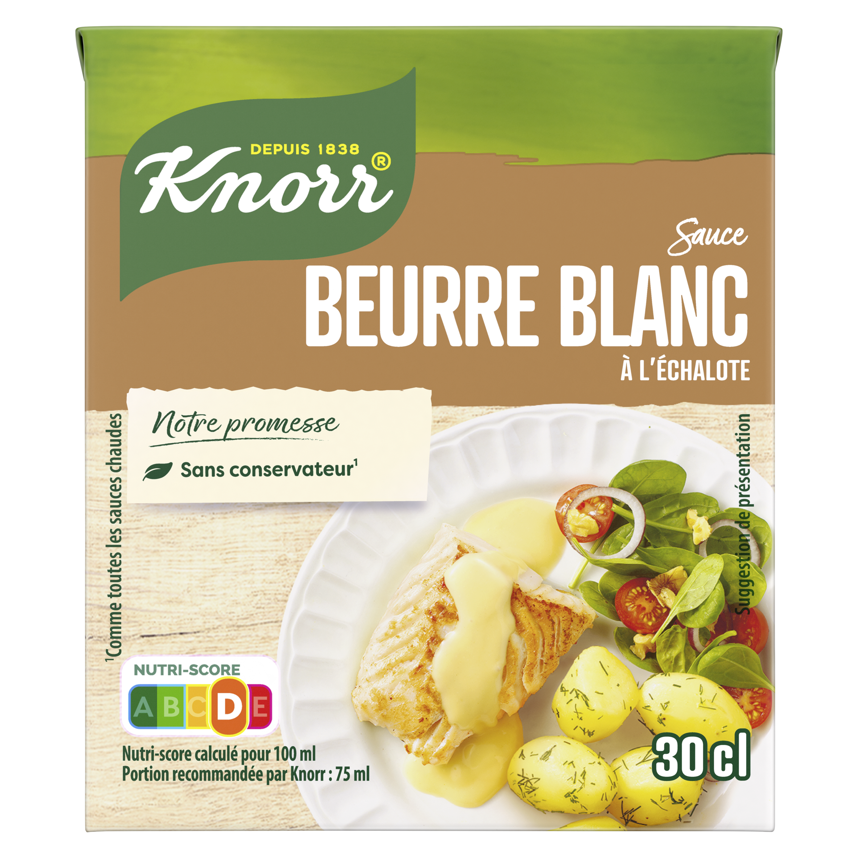 Sauce Beurre Blanc à l'Échalote packshot