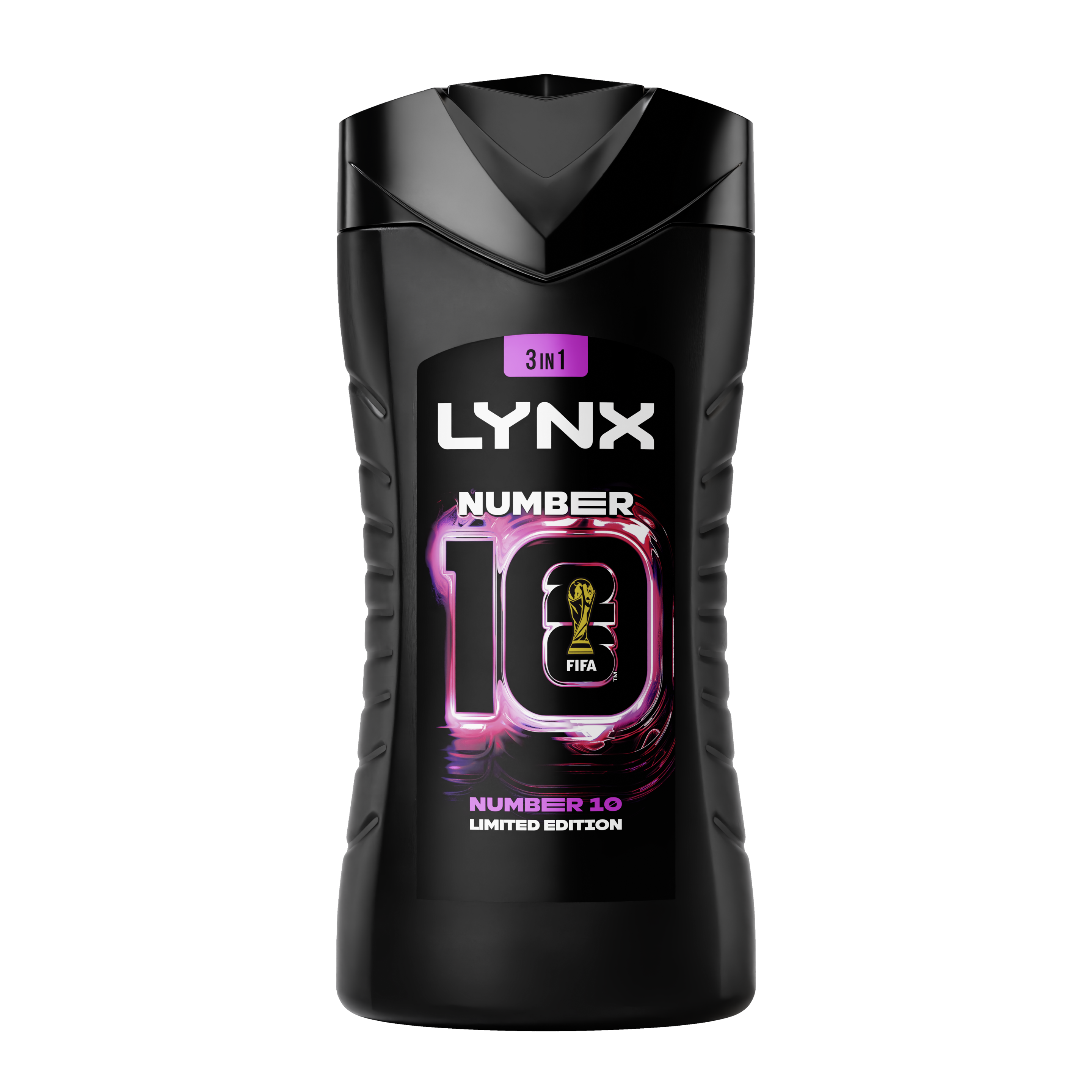 Lynx Limited Edition FIFA Number 10 3-in-1 Body Wash 225ml packshot