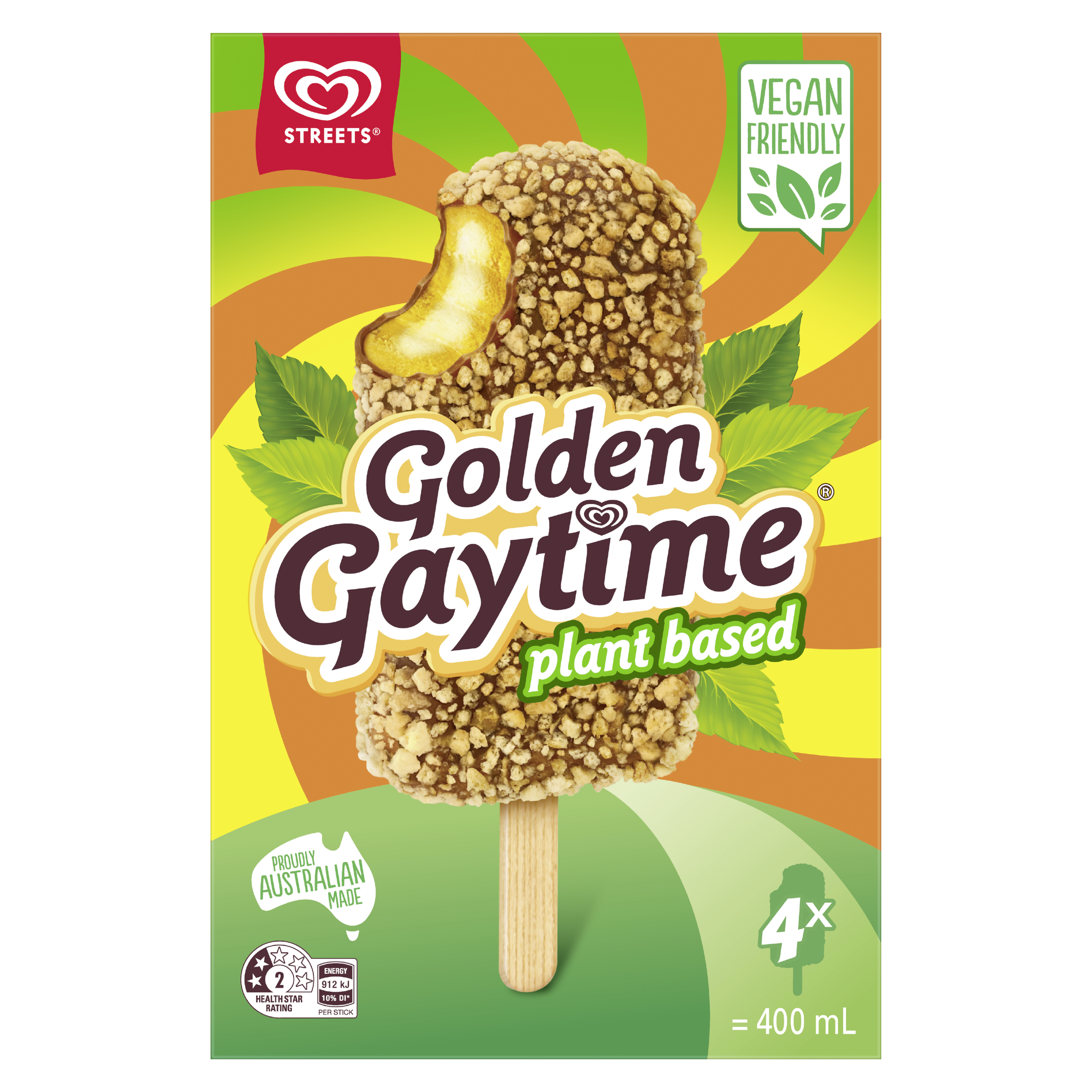 Golden Gaytime Plant Based Multipack x4 packshot