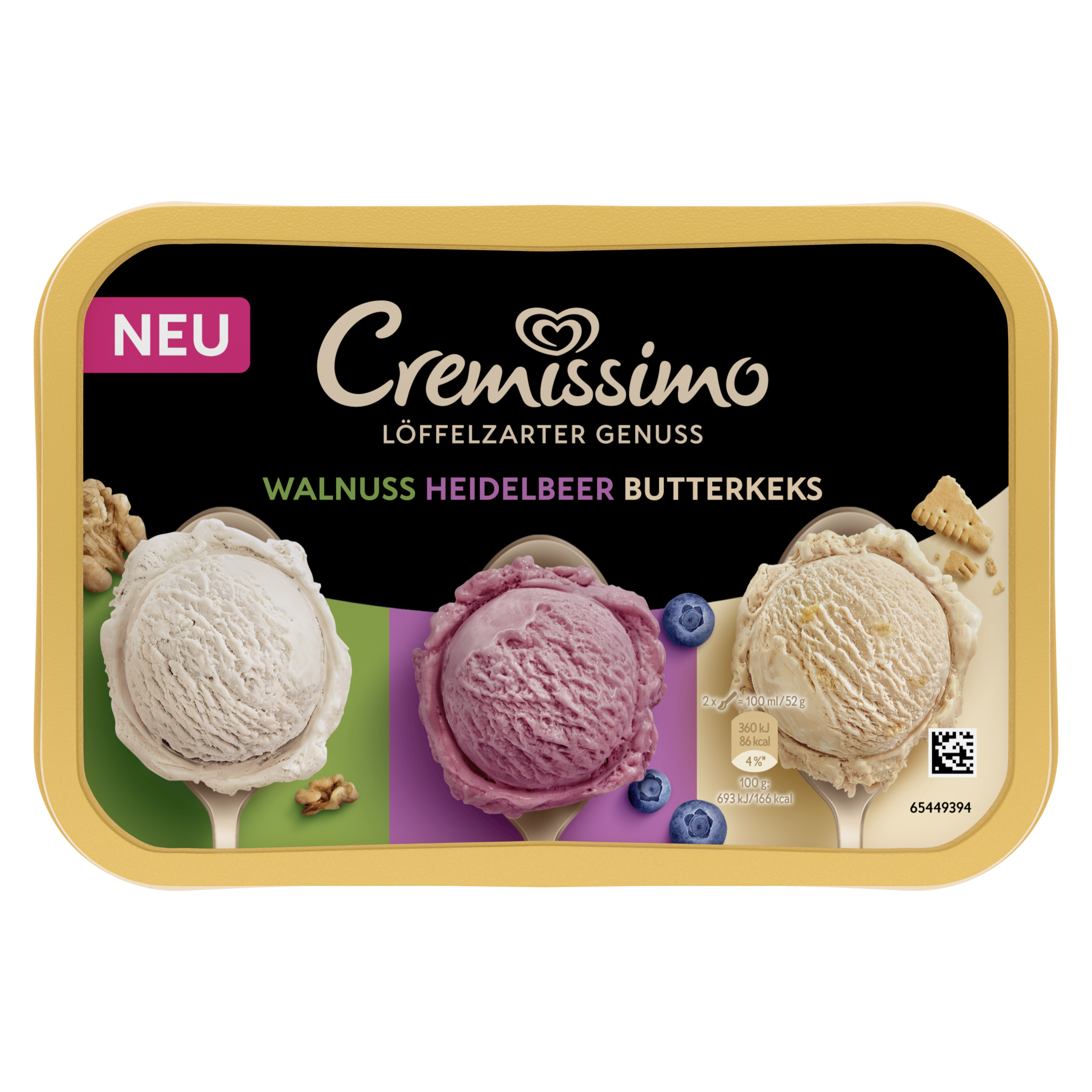 Cremissimo Walnuss Heidelbeer Butterkeks