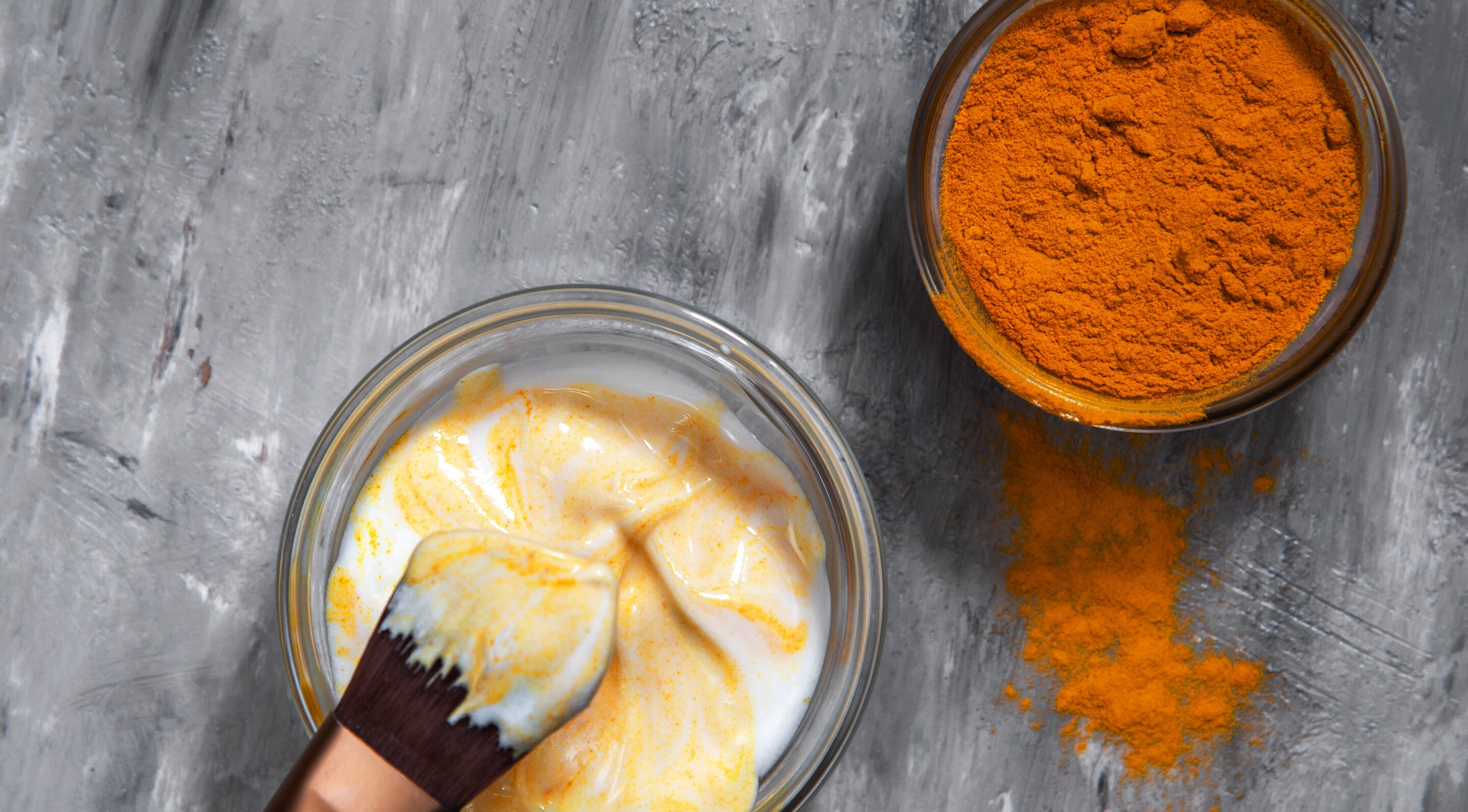 3. Yogurt & Turmeric Mask