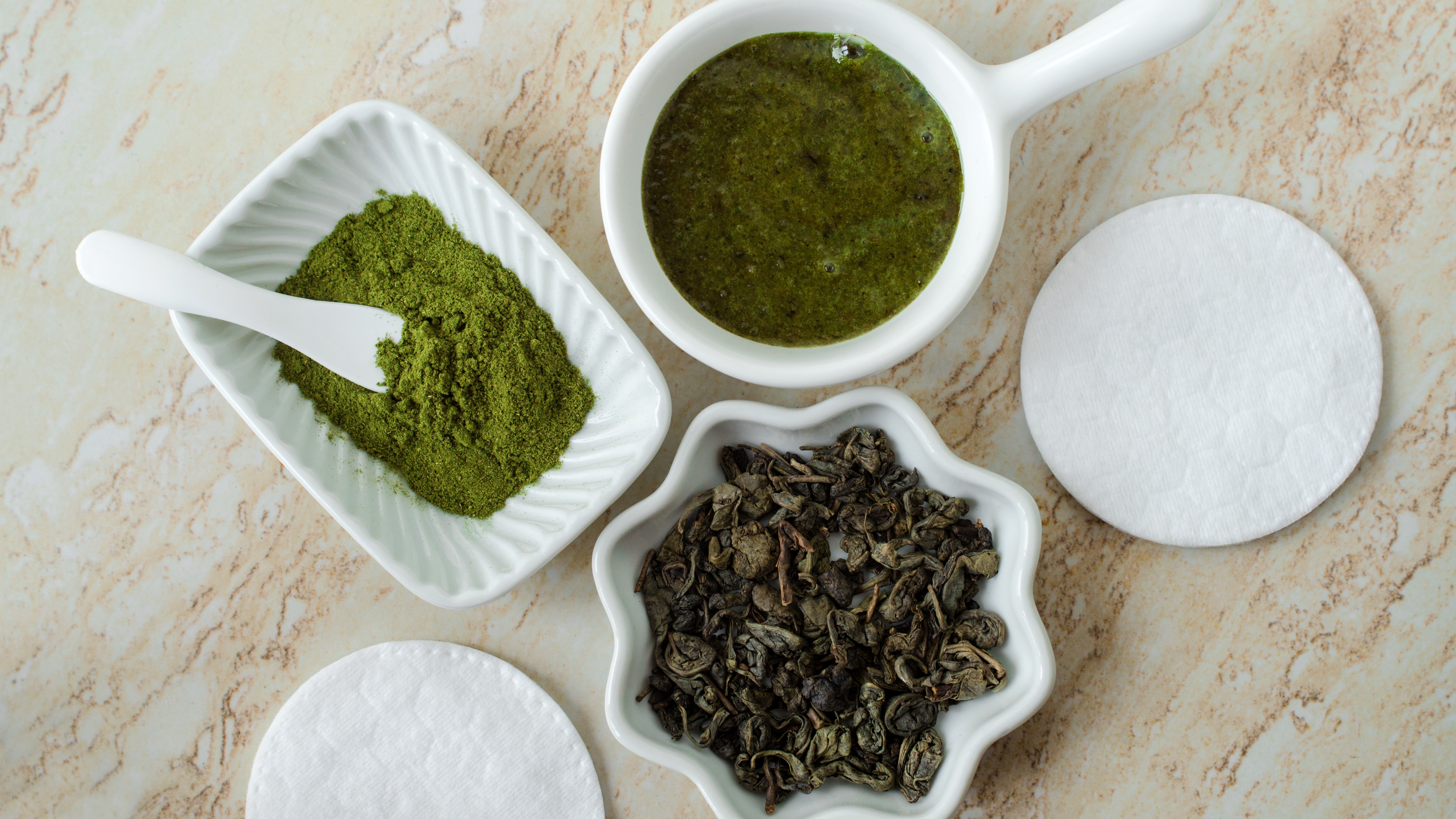 10. Green Tea & Honey Mask