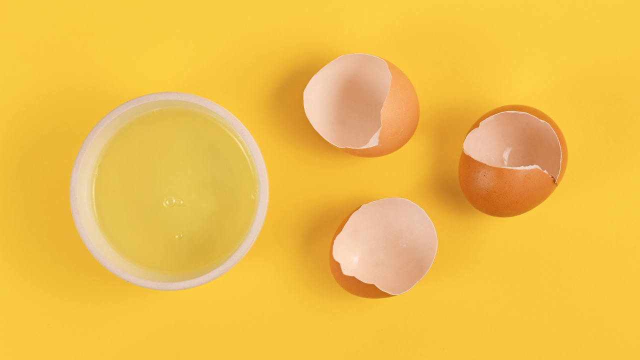 12. Egg White & Lemon Mask
