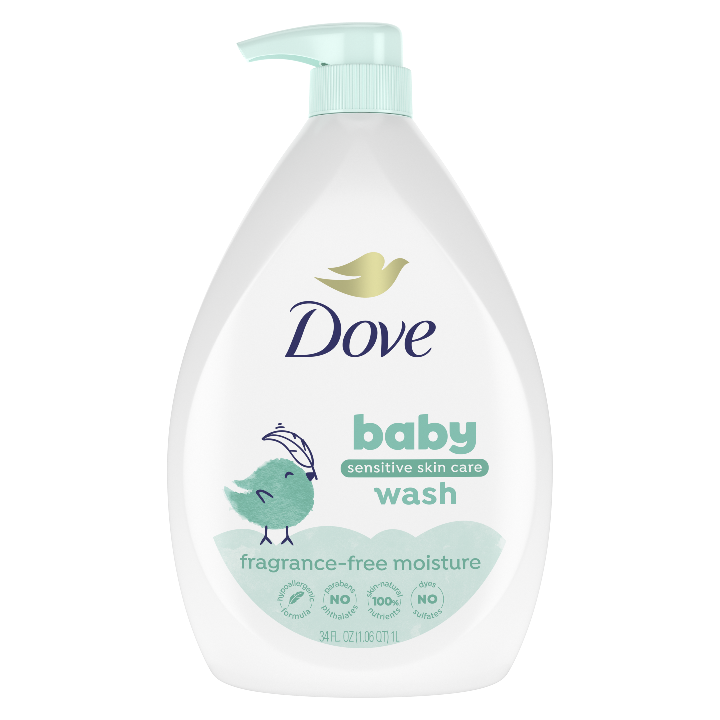 Fragrance Free Moisture Hypoallergenic Wash