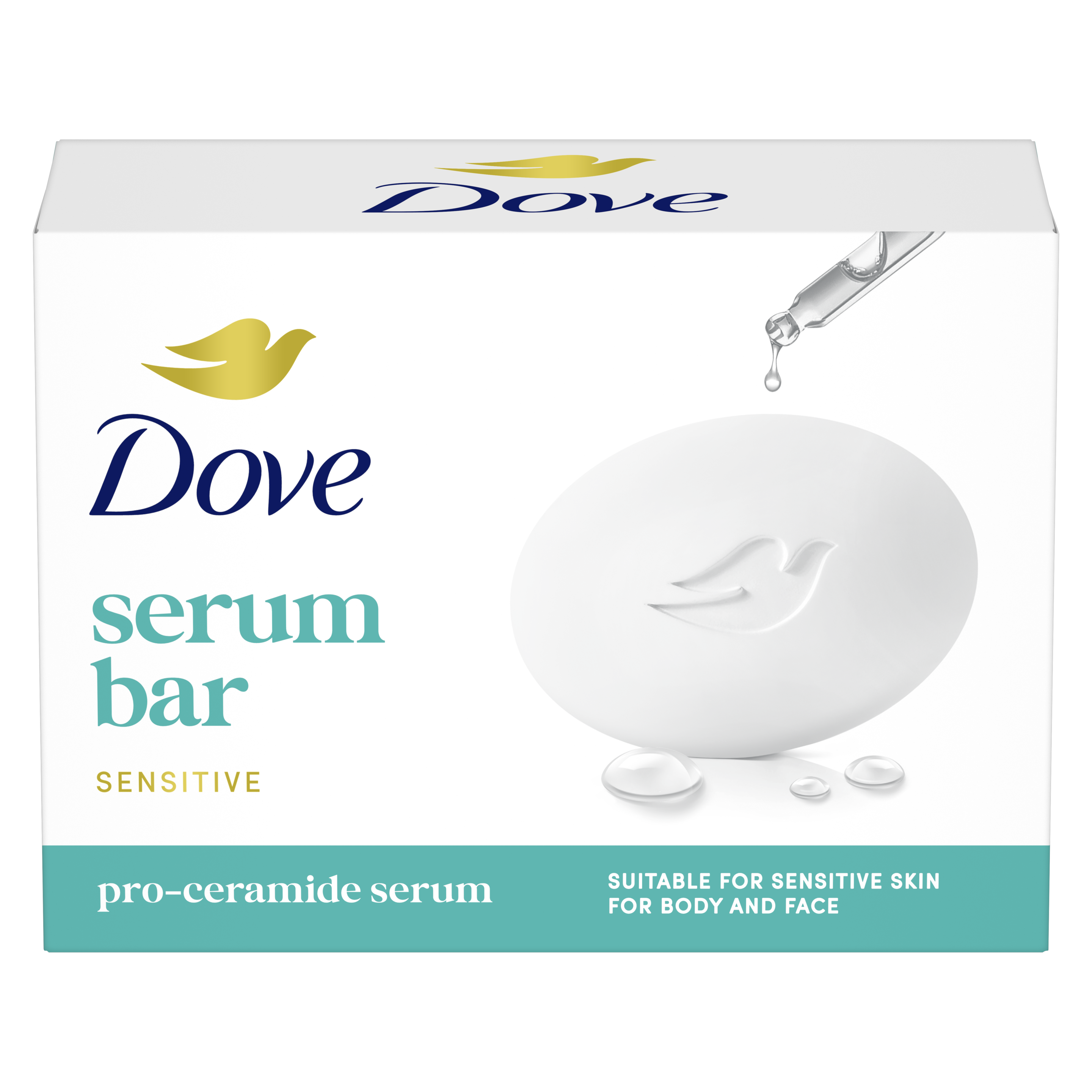 Dove Pro-Ceramide Serum Bar Sensitive 90gr packshot